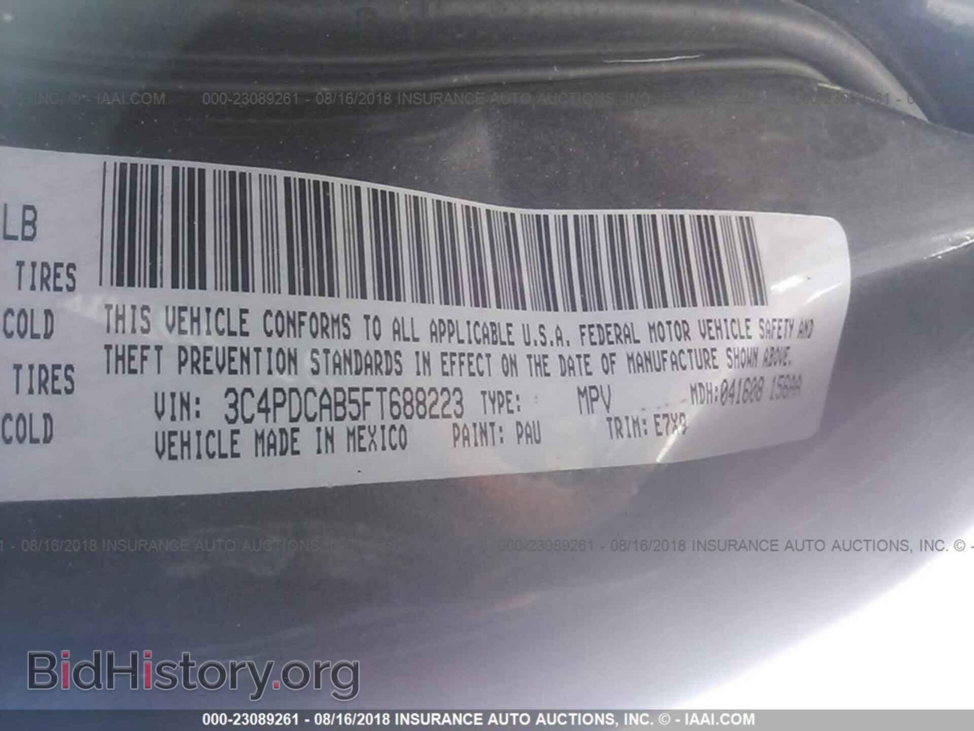 2015 Dodge Journey - VIN: 3C4PDCAB5FT688223 - Photo 9