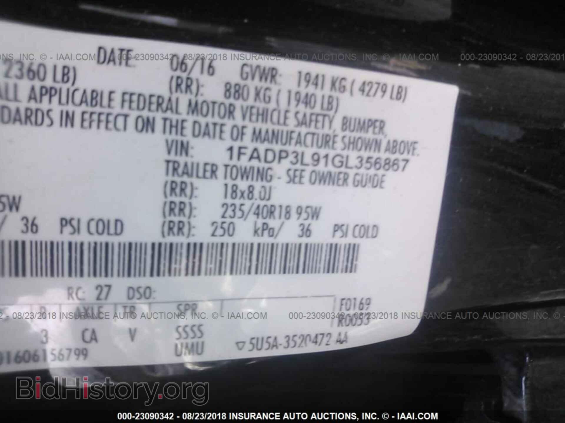 2016 Ford Focus - VIN: 1FADP3L91GL356867 - Photo 9