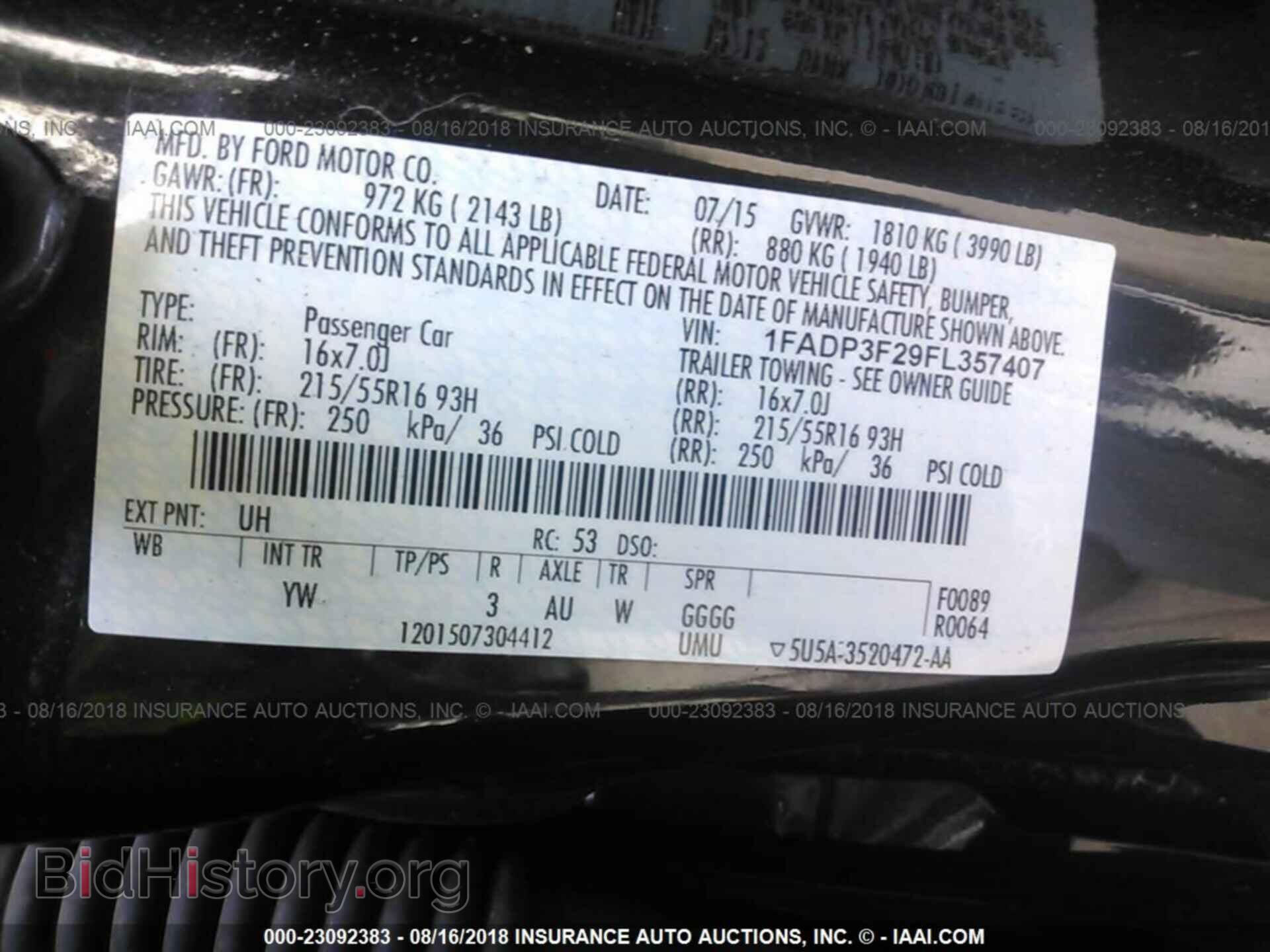 2015 Ford Focus - VIN: 1FADP3F29FL357407 - Photo 9