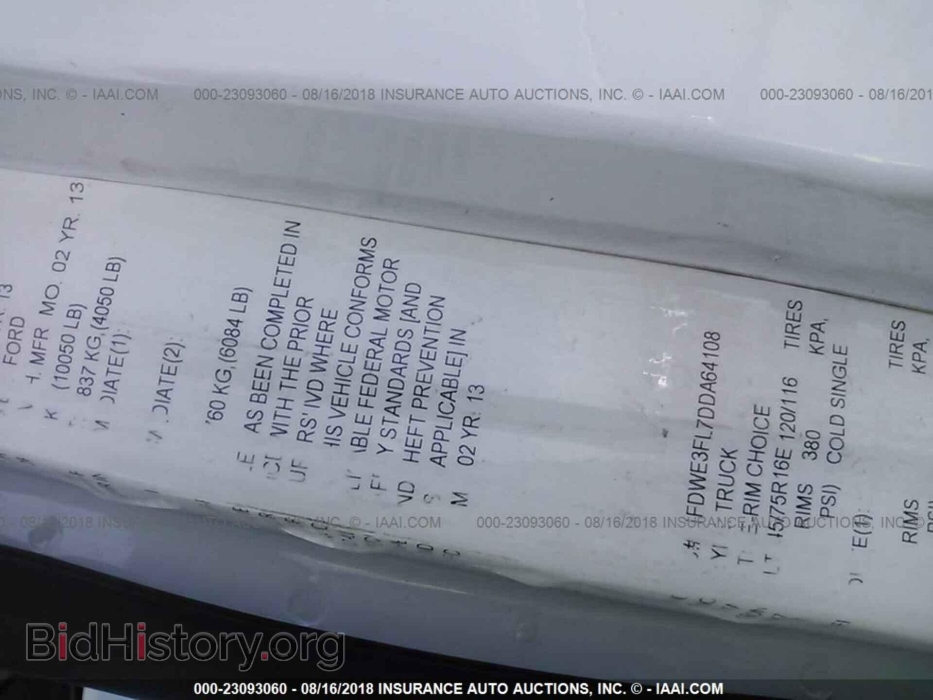 2013 Ford Econoline - VIN: 1FDWE3FL7DDA64108 - Photo 10