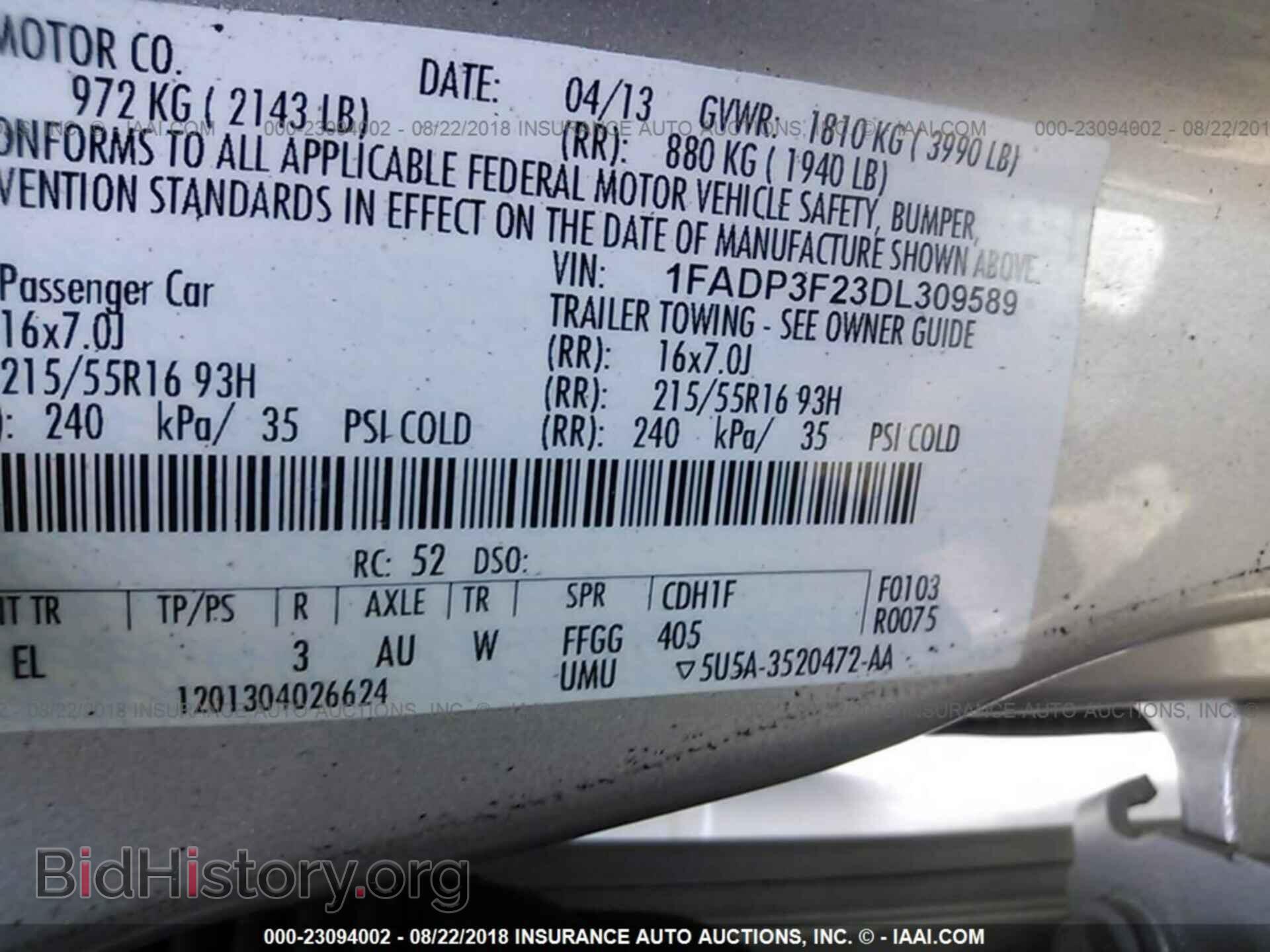 2013 Ford Focus - VIN: 1FADP3F23DL309589 - Photo 9