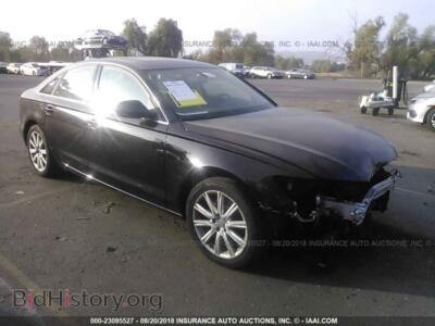 2013 Audi A6, черный — VIN WAUDFAFC9DN081626, IAAI