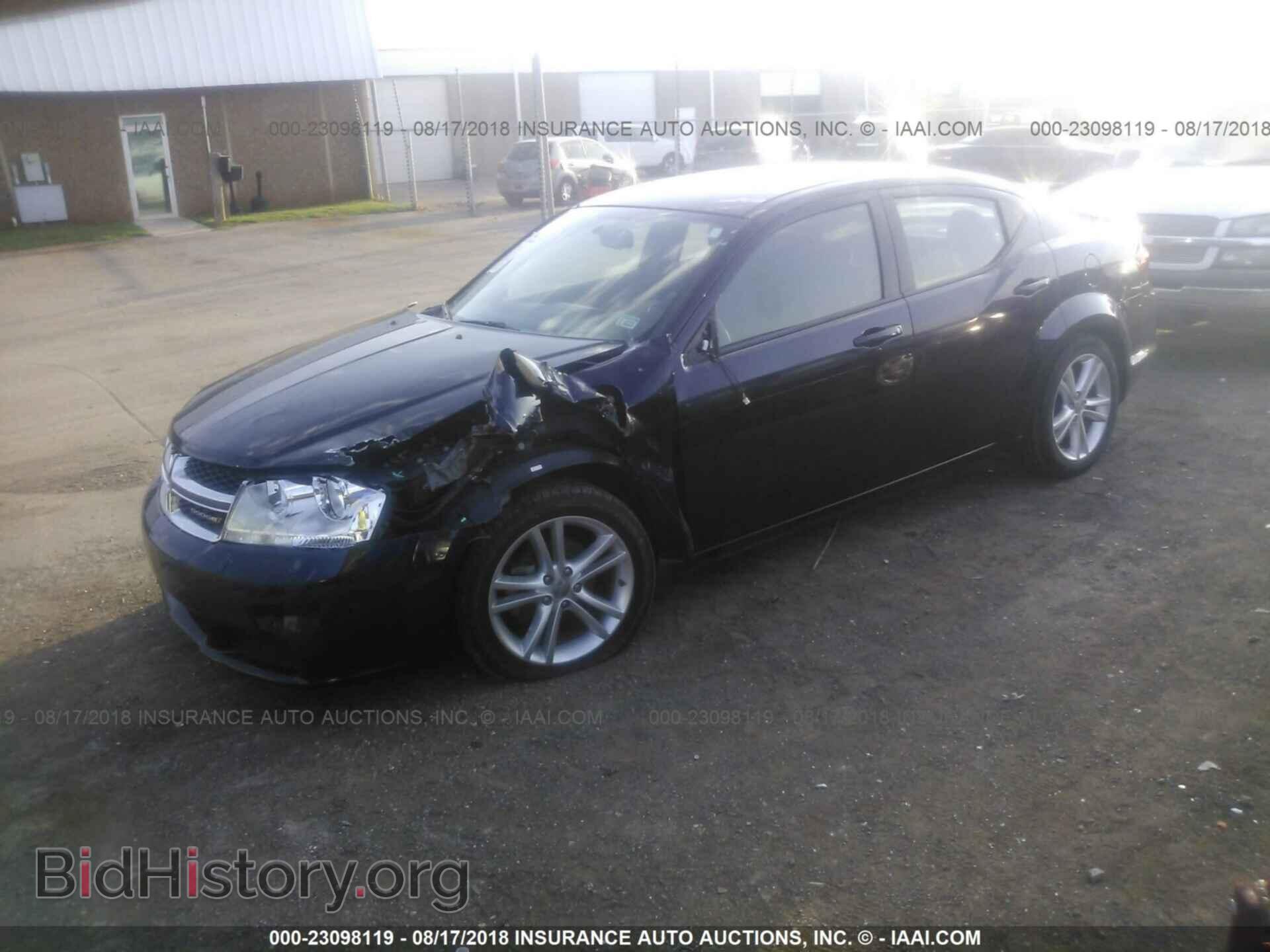 2012 Dodge Avenger - VIN: 1C3CDZAG4CN314795 - Фото 2