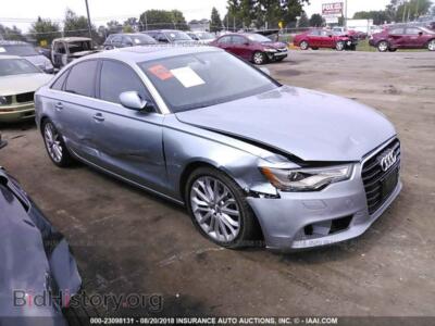 2012 Audi A6, silver — VIN WAUDFAFC9CN131522, IAAI