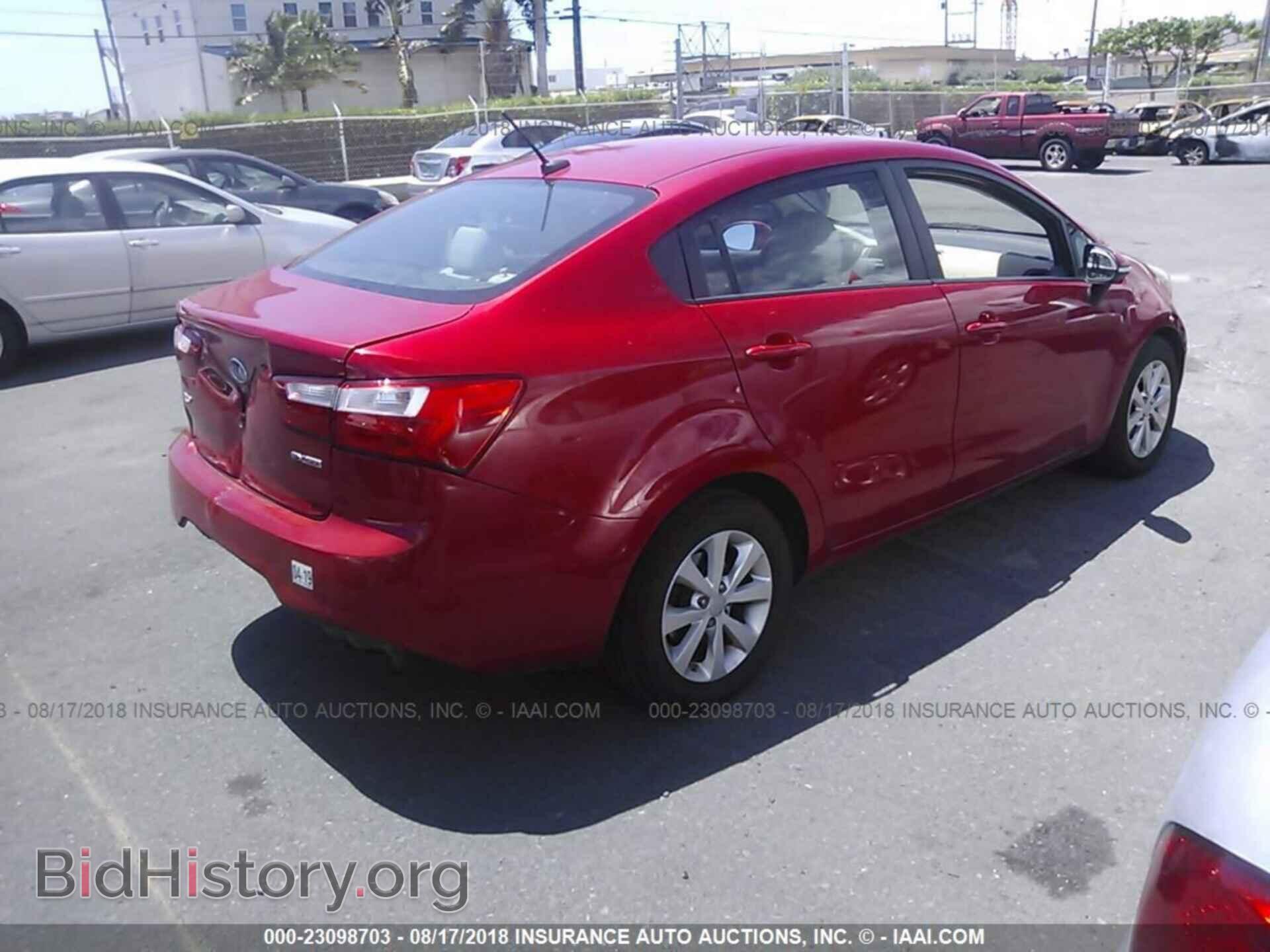 2013 KIA RIO - VIN: KNADN4A3XD6099669 - Фото 4