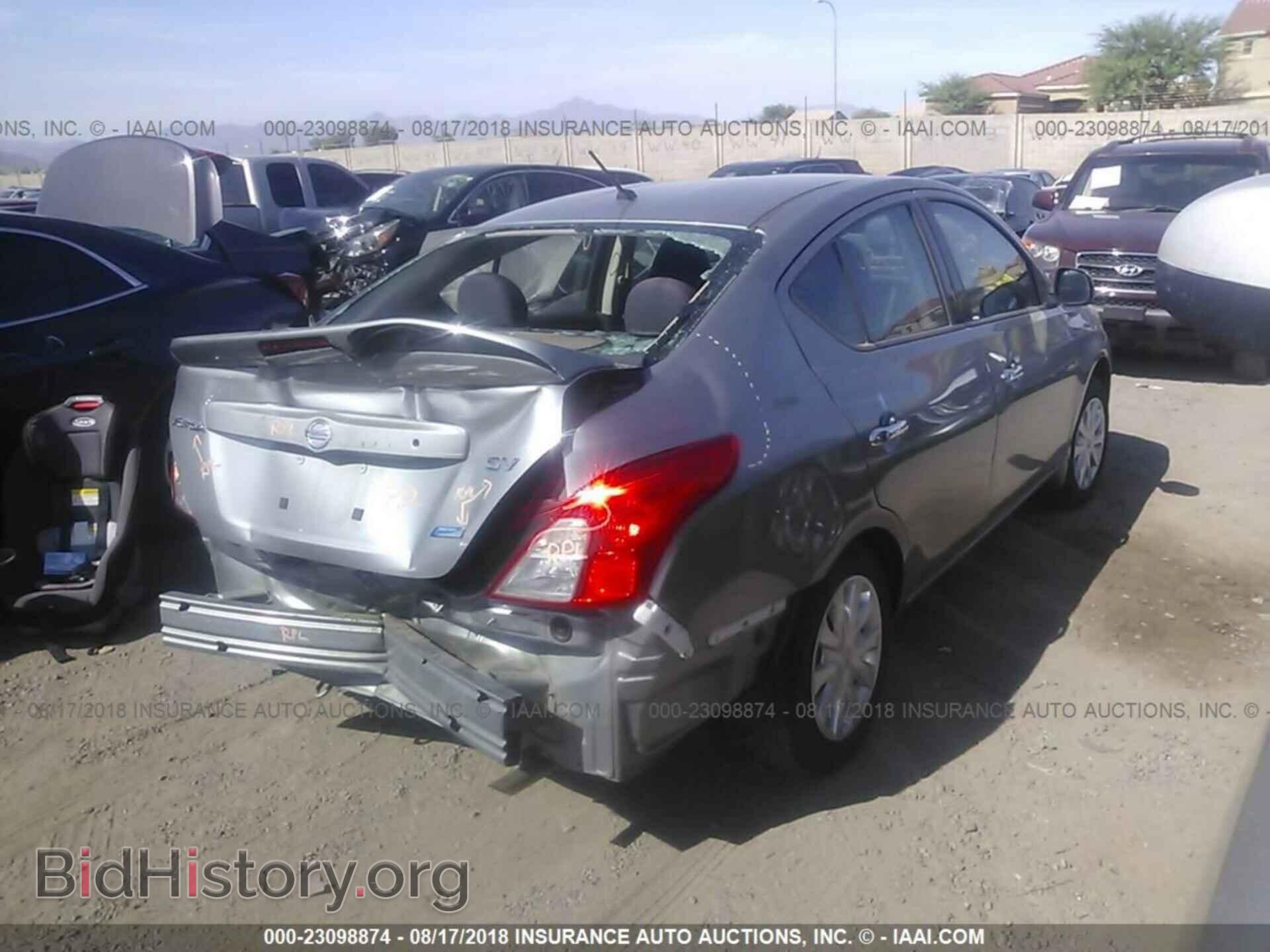 2014 Nissan Versa - VIN: 3N1CN7AP6EL834614 - Фото 4
