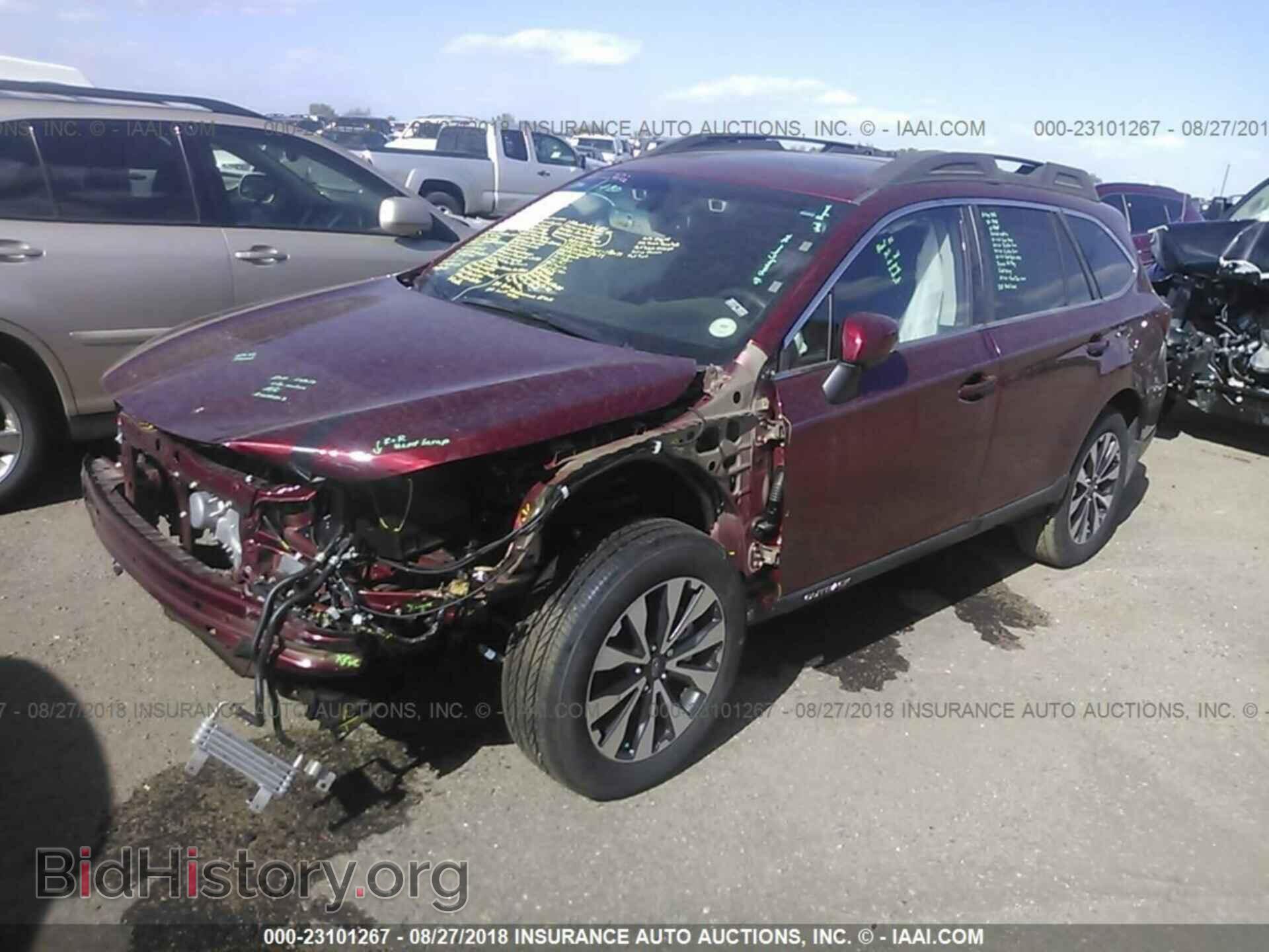 2016 Subaru Outback - VIN: 4S4BSENC2G3348857 - Фото 2