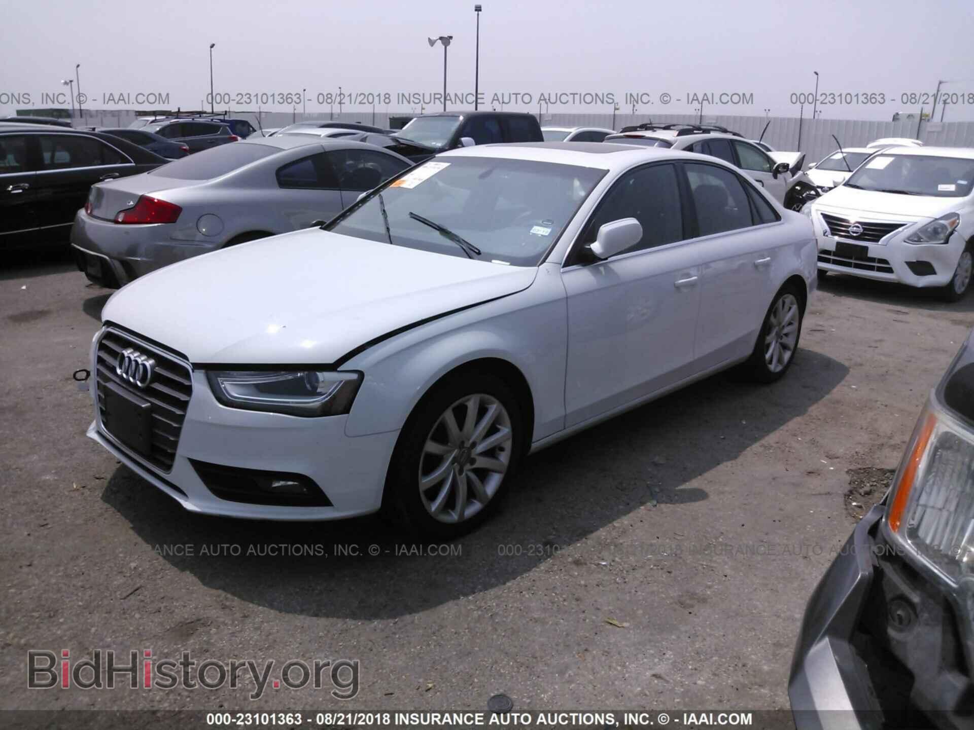 2013 Audi A4 - VIN: WAUFFAFLXDN046361 - Фото 2