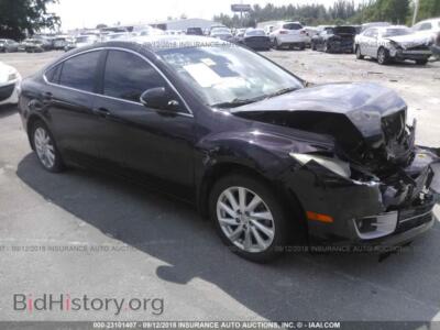2011 Mazda 6, фиолетовый — VIN 1YVHZ8CH4B5M02516, IAAI