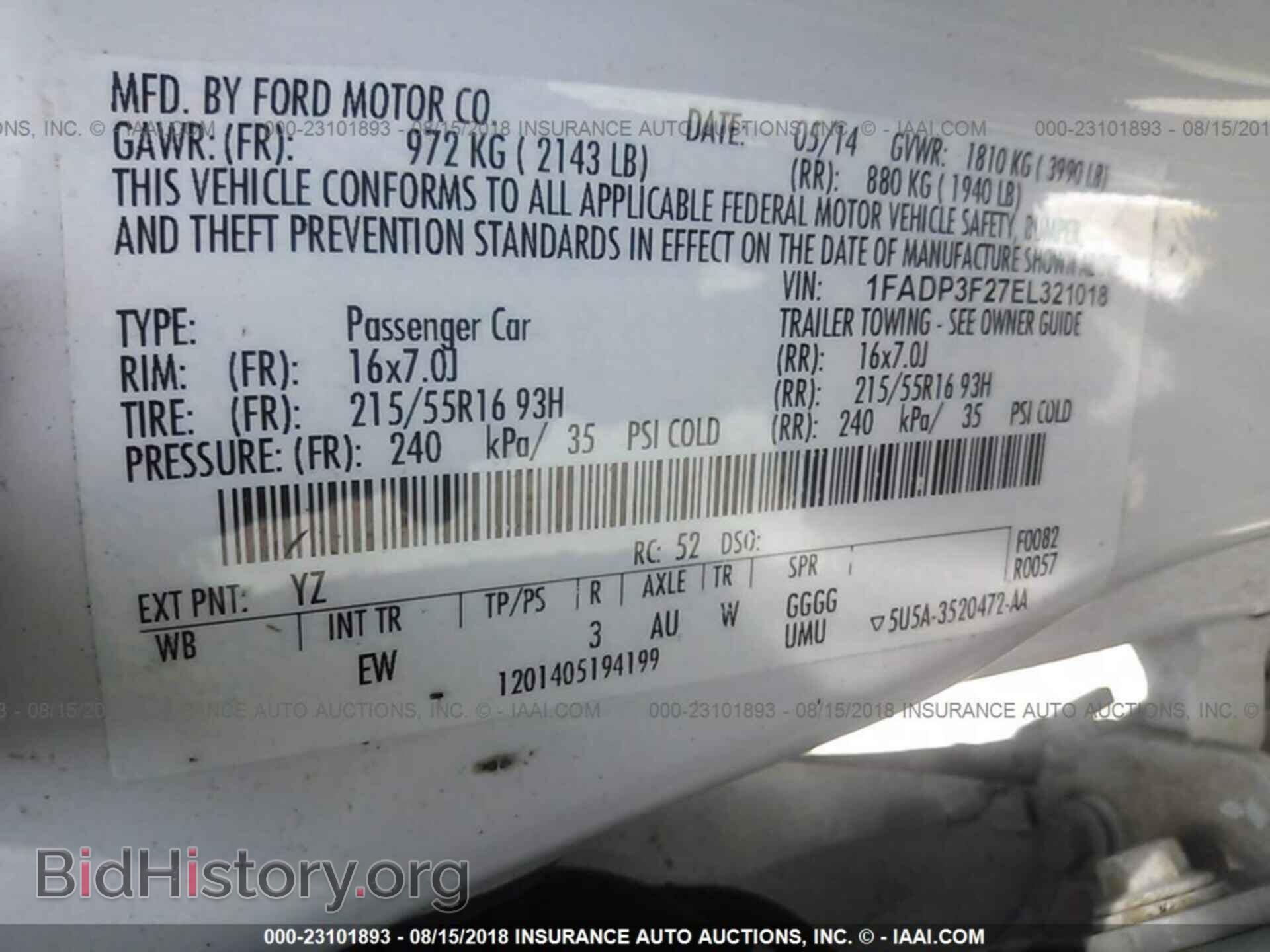 2014 Ford Focus - VIN: 1FADP3F27EL321018 - Photo 9
