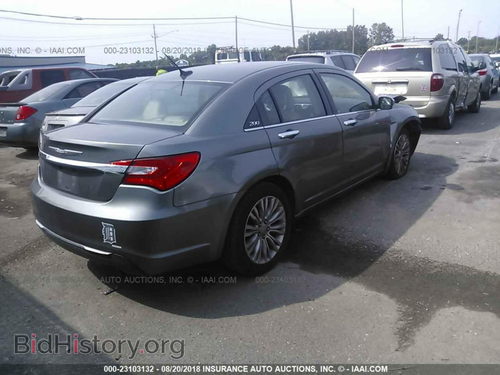 2012 Chrysler 200 - VIN: 1C3CCBCBXCN162968 - Фото 4