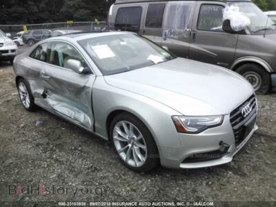 2014 Audi A5 Premium Plus, gray — VIN WAULFAFR2EA022362, IAAI