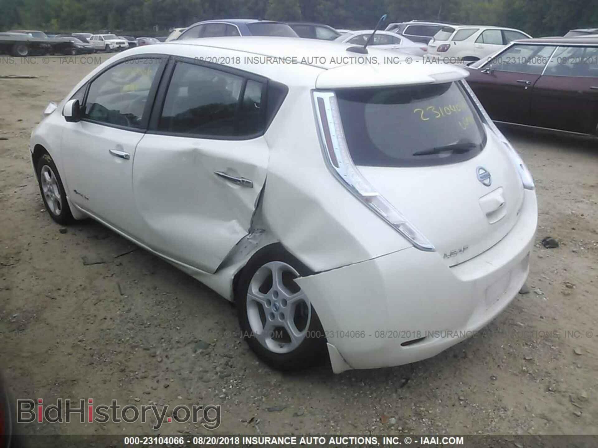 2014 NISSAN LEAF - VIN: 1N4AZ0CP3EC336028 - Фото 3