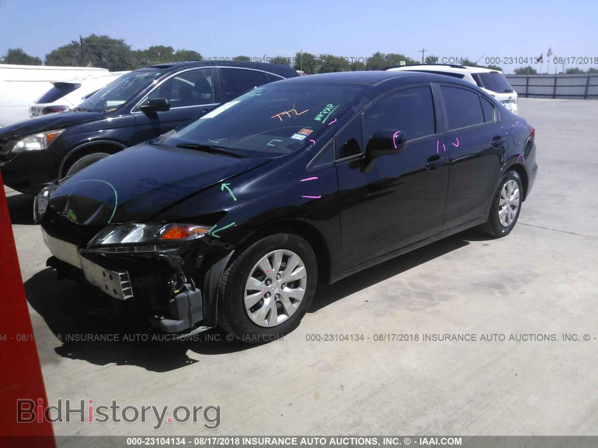 2012 Honda Civic - VIN: 19XFB2F55CE107236 - Photo 2