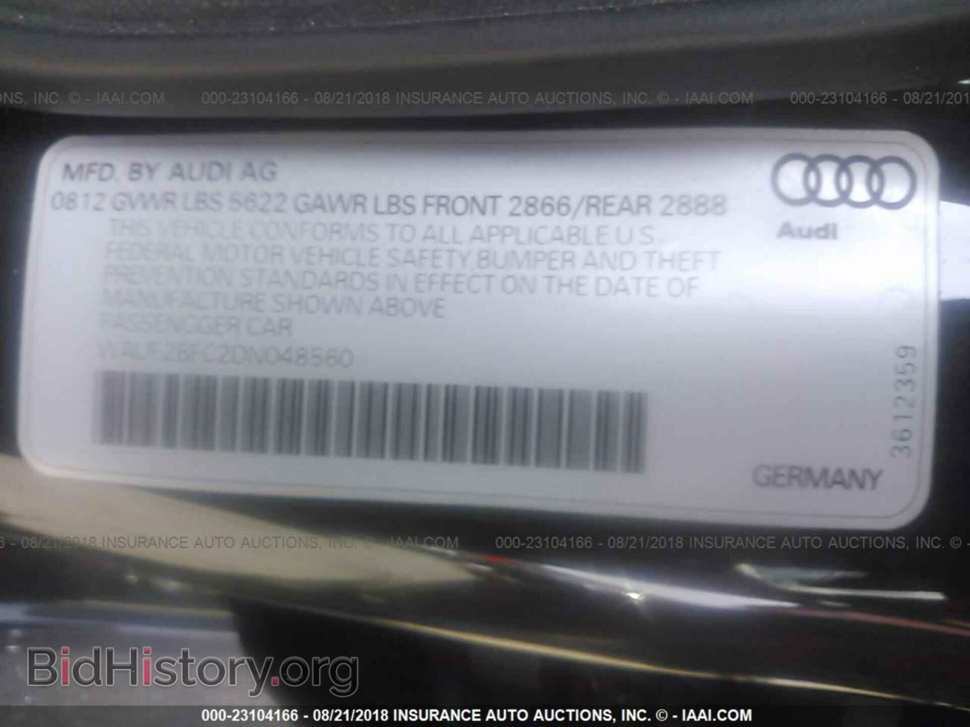 2013 Audi S6 - VIN: WAUF2BFC2DN048560 - Photo 9