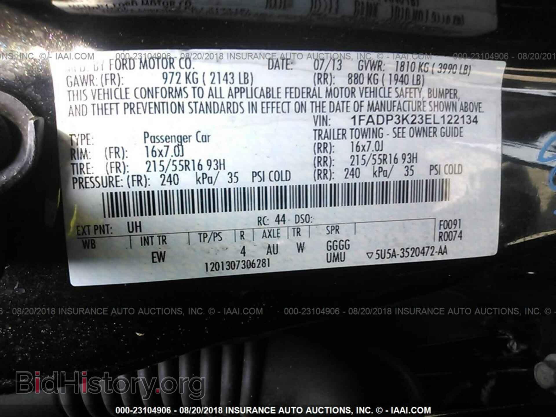2014 Ford Focus - VIN: 1FADP3K23EL122134 - Photo 9