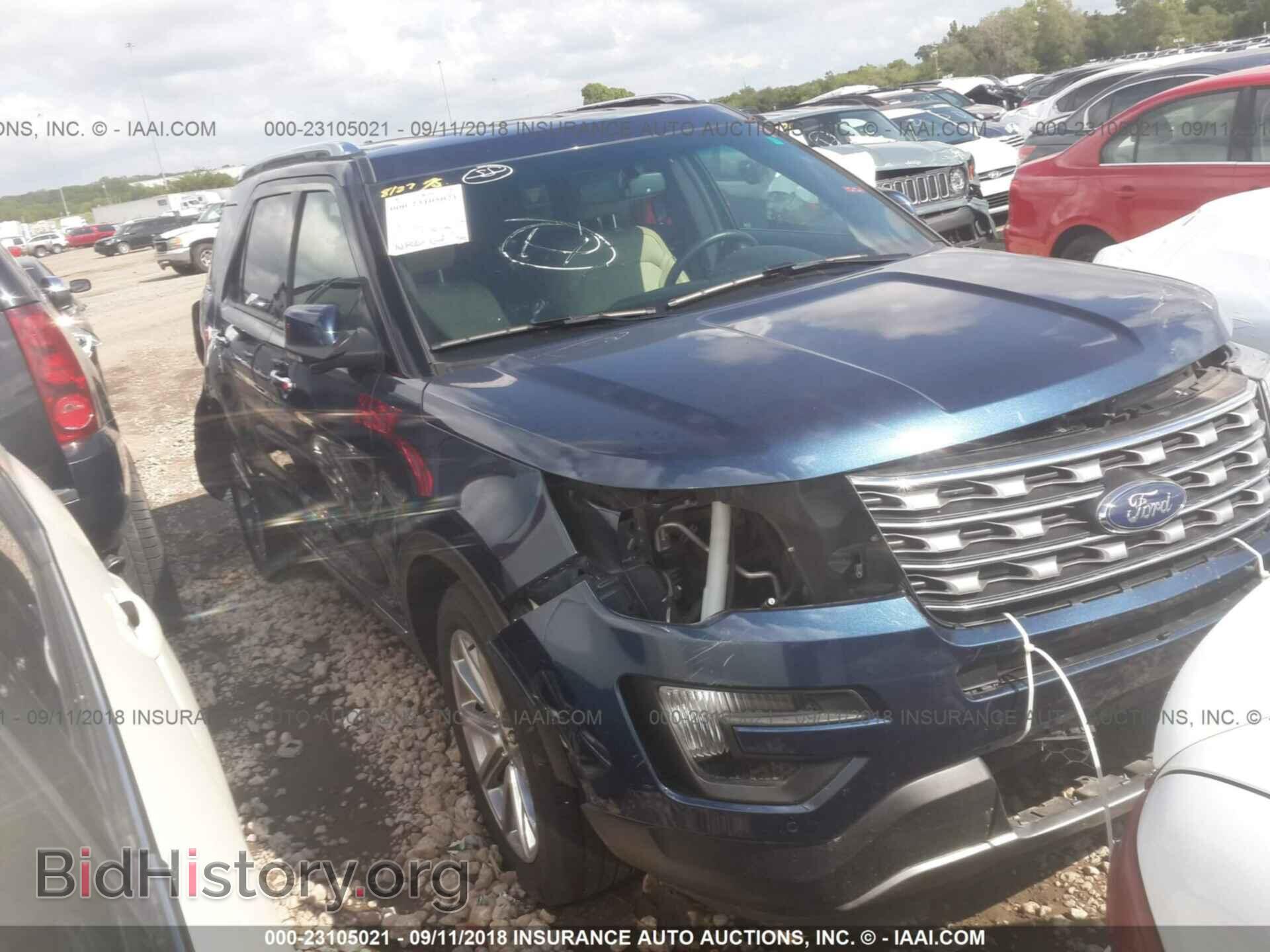 Фотография 1FM5K7FH9GGA32593 - Ford Explorer 2016