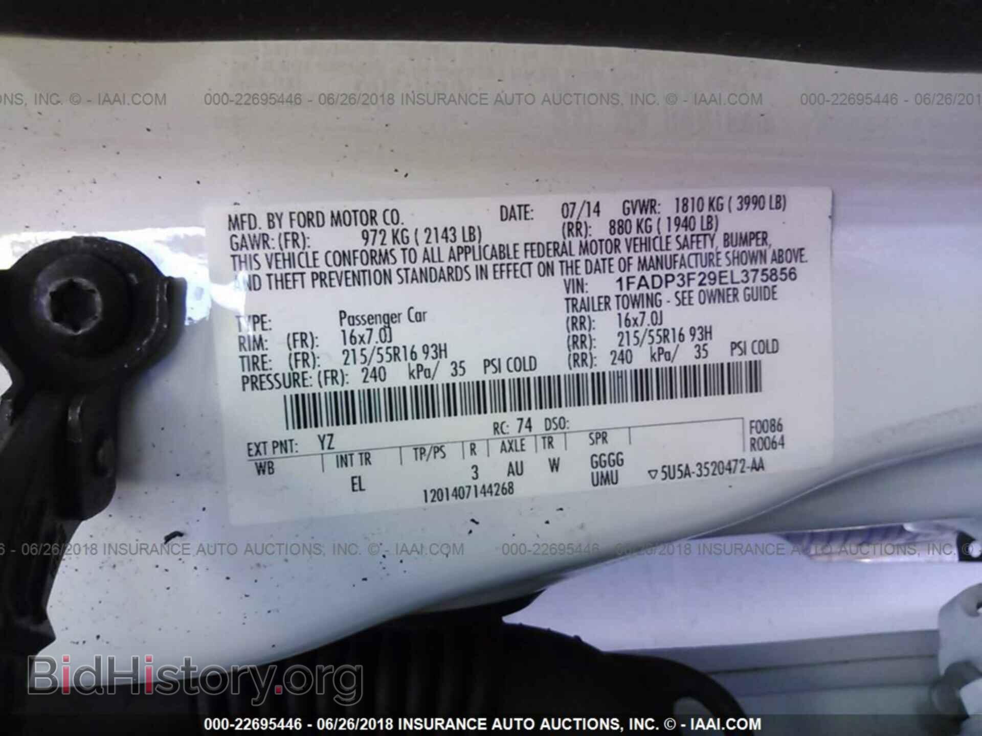 2014 FORD FOCUS - VIN: 1FADP3F29EL375856 - Photo 9