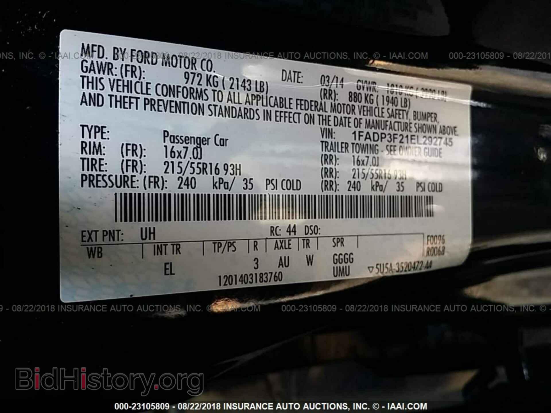2014 Ford Focus - VIN: 1FADP3F21EL292745 - Photo 9