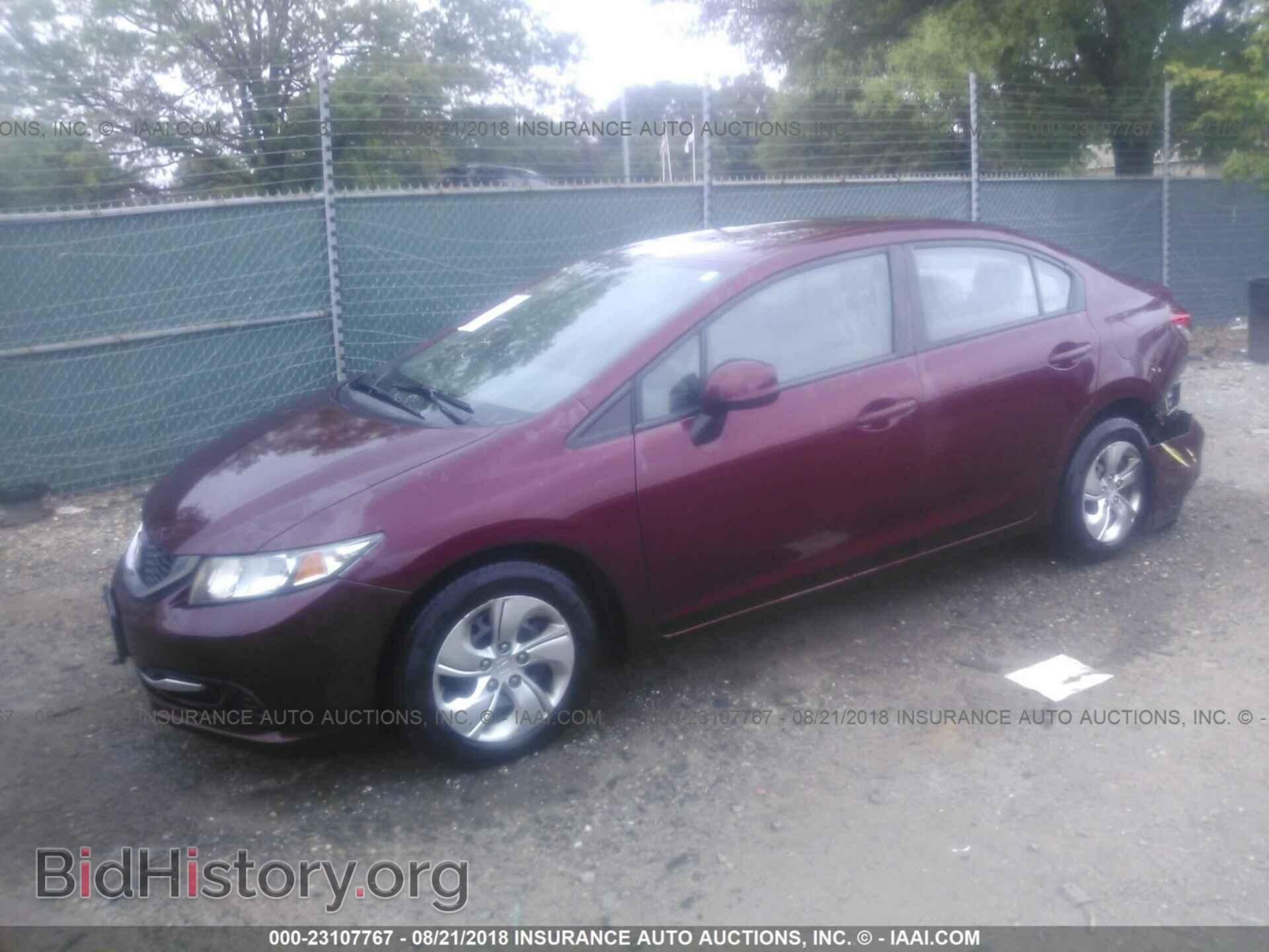 2013 Honda Civic - VIN: 2HGFB2F50DH562020 - Фото 2