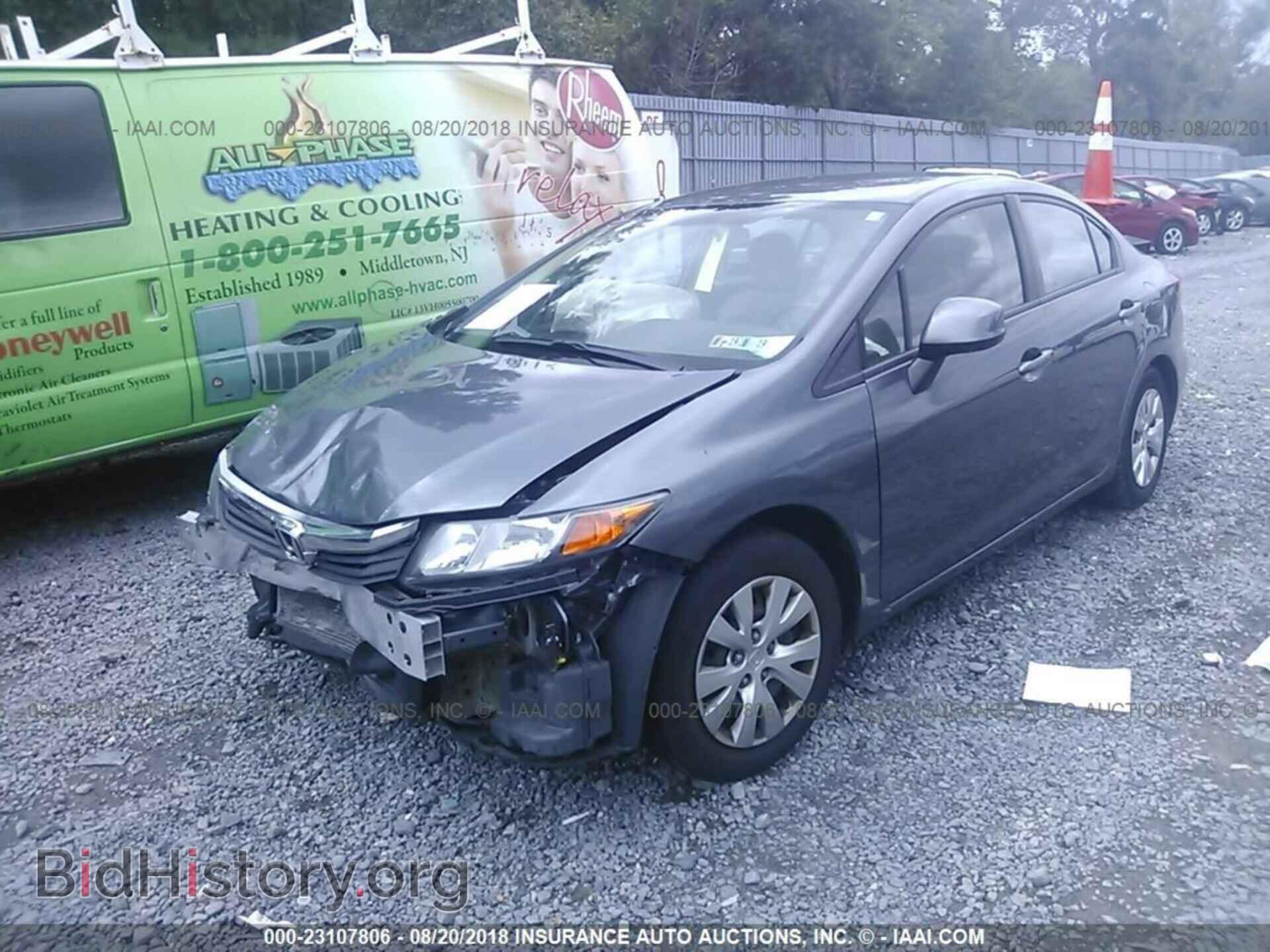 2012 Honda Civic - VIN: 19XFB2F50CE376471 - Photo 2