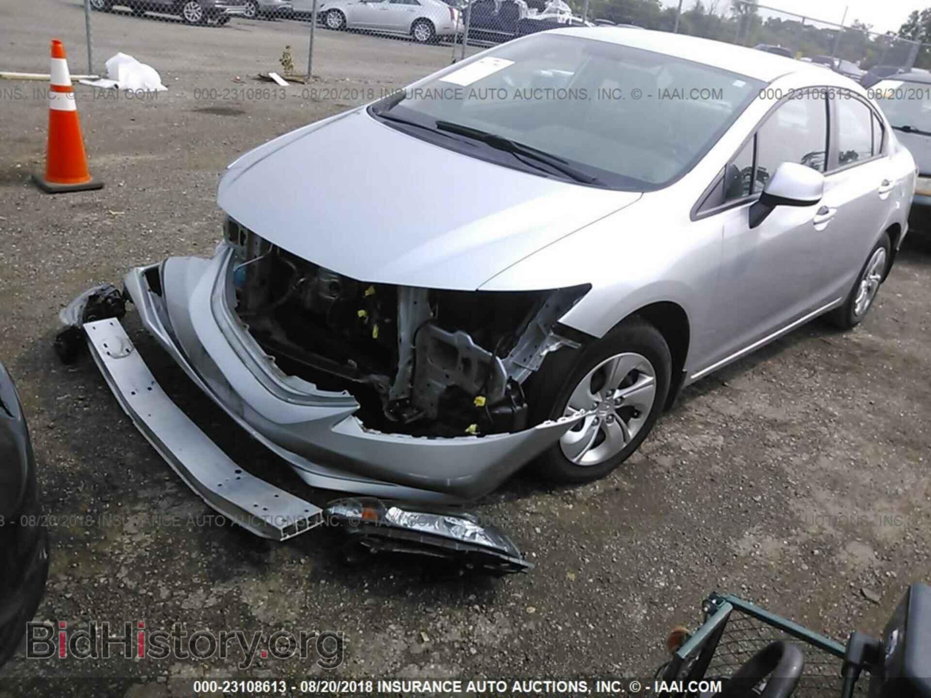 2013 Honda Civic - VIN: 19XFB2F59DE084044 - Фото 2