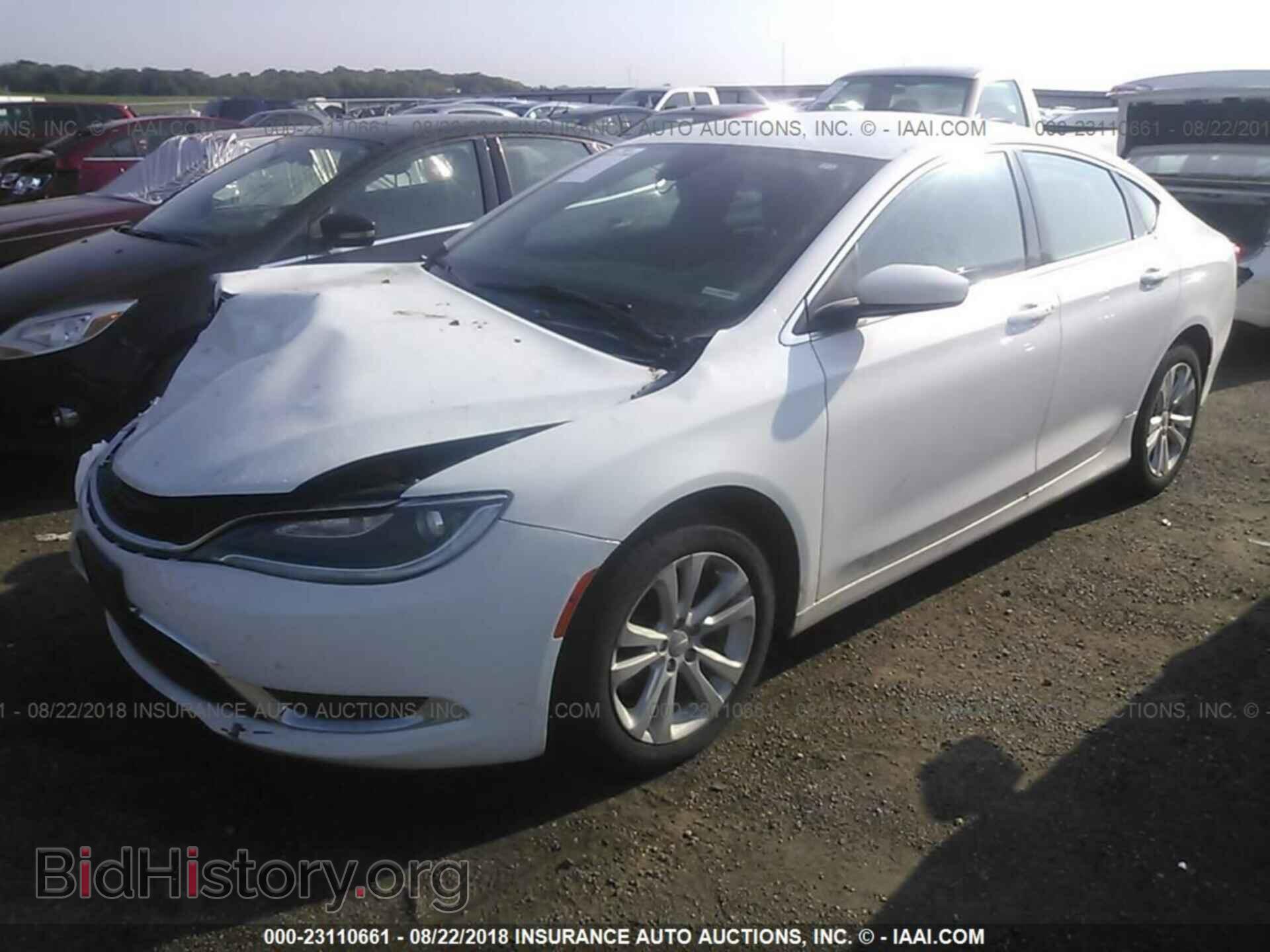 2015 Chrysler 200 - VIN: 1C3CCCAB1FN653488 - Фото 2