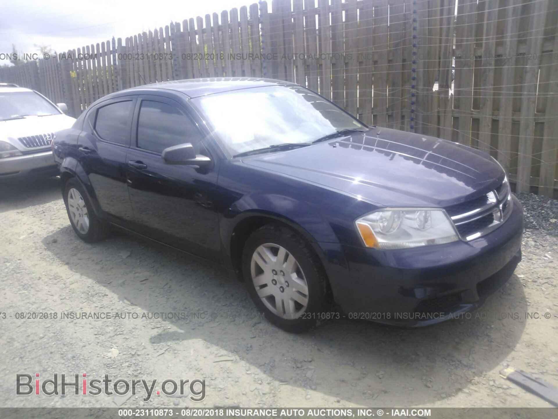 Фотография 1C3CDZAB9DN702532 - Dodge Avenger 2013