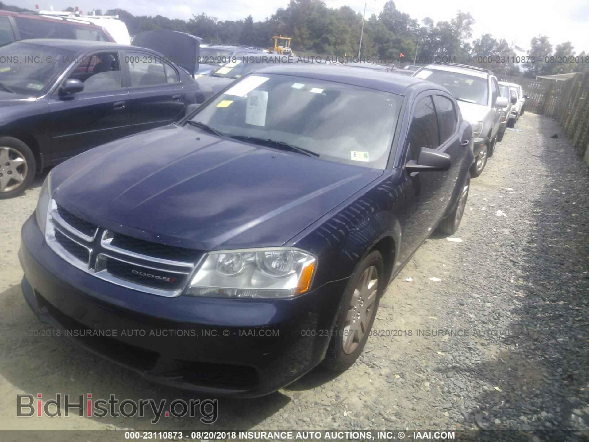 2013 Dodge Avenger - VIN: 1C3CDZAB9DN702532 - Фото 2