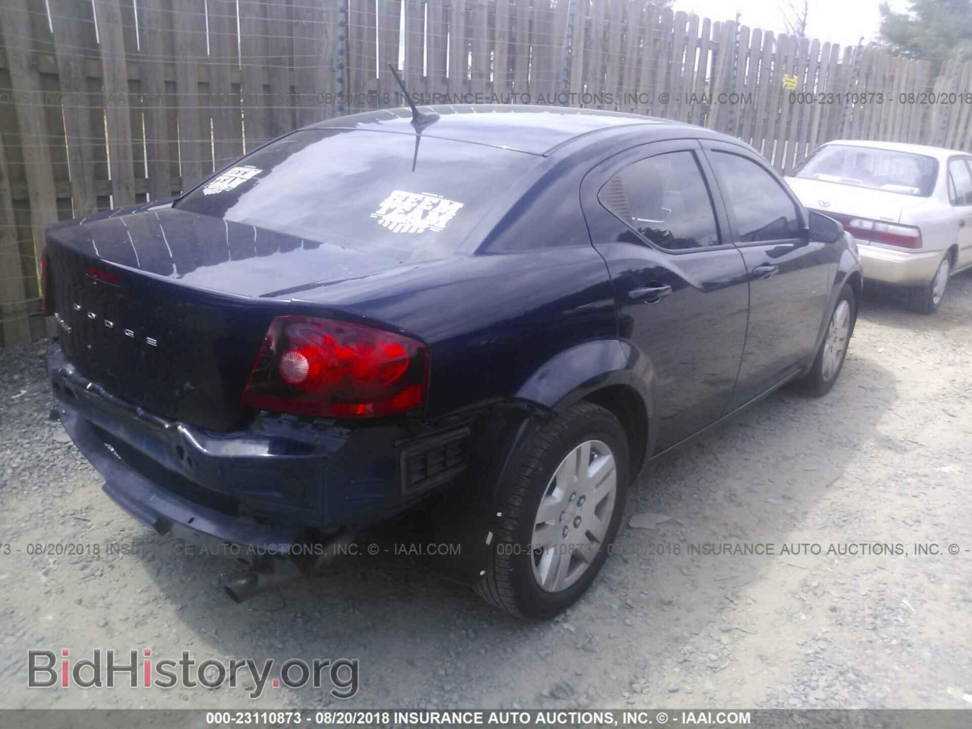 2013 Dodge Avenger - VIN: 1C3CDZAB9DN702532 - Фото 4