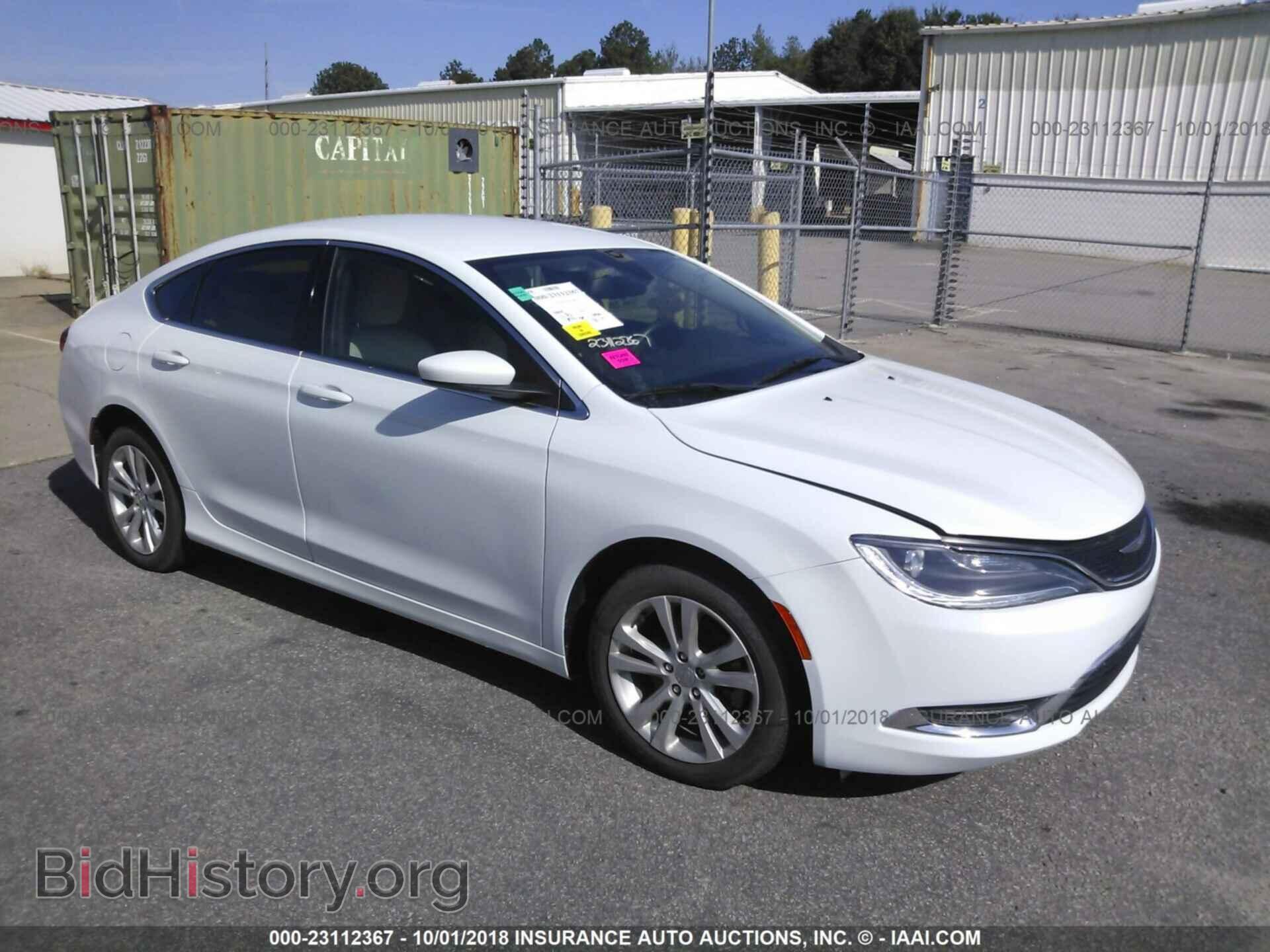 Photo 1C3CCCAB8FN612288 - Chrysler 200 2015
