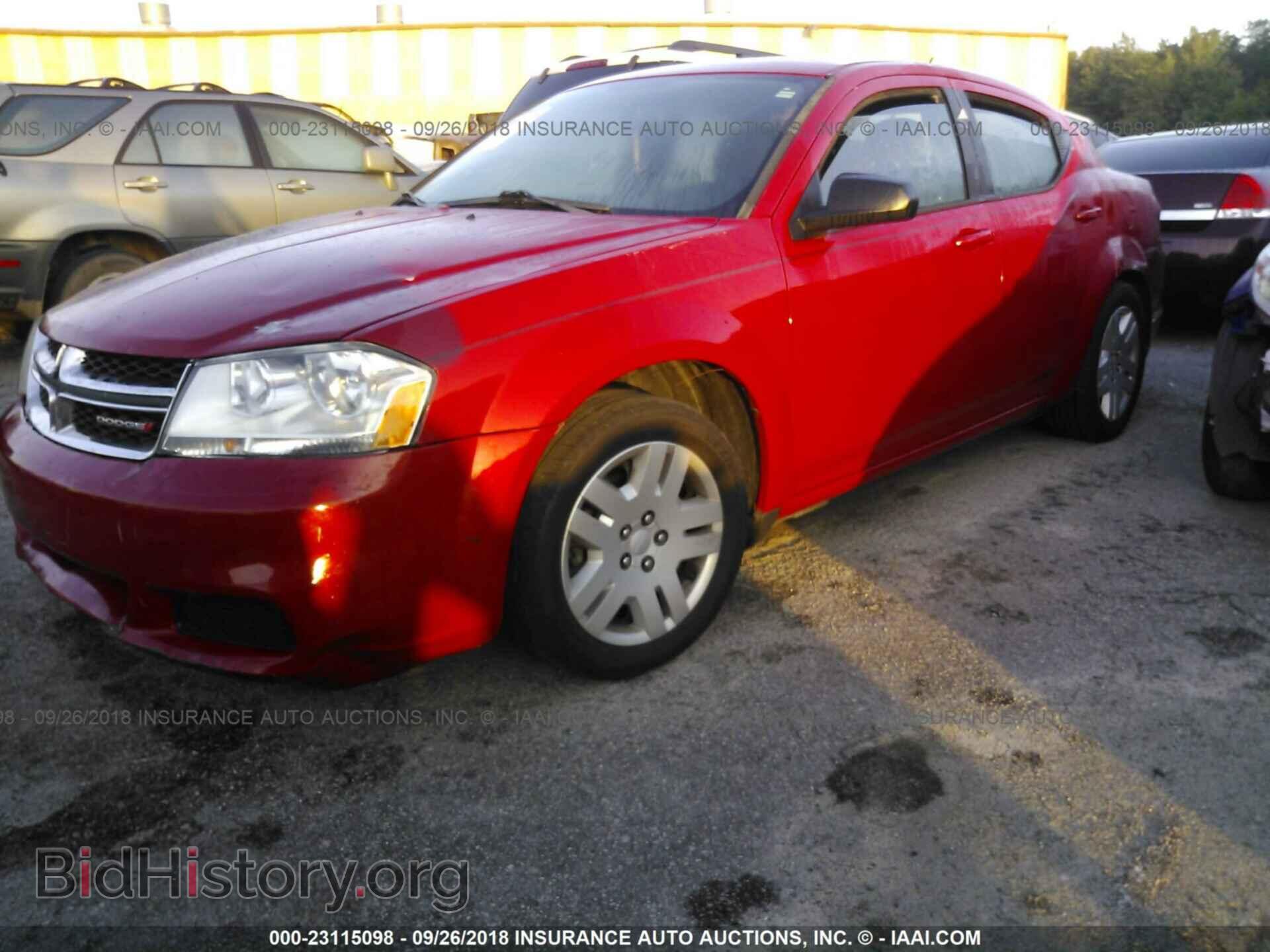 2012 Dodge Avenger - VIN: 1C3CDZAB6CN270626 - Фото 2