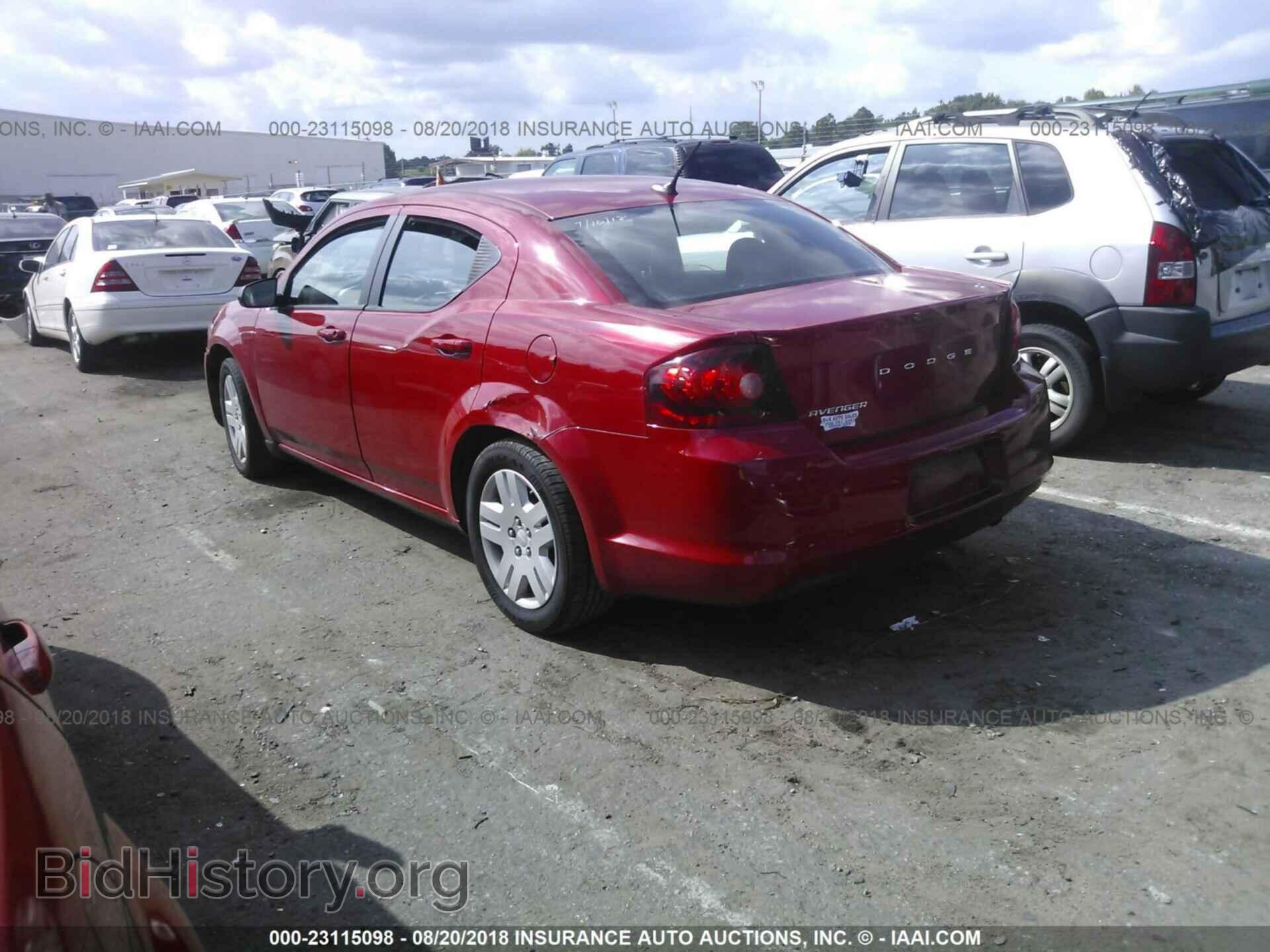 2012 Dodge Avenger - VIN: 1C3CDZAB6CN270626 - Фото 3