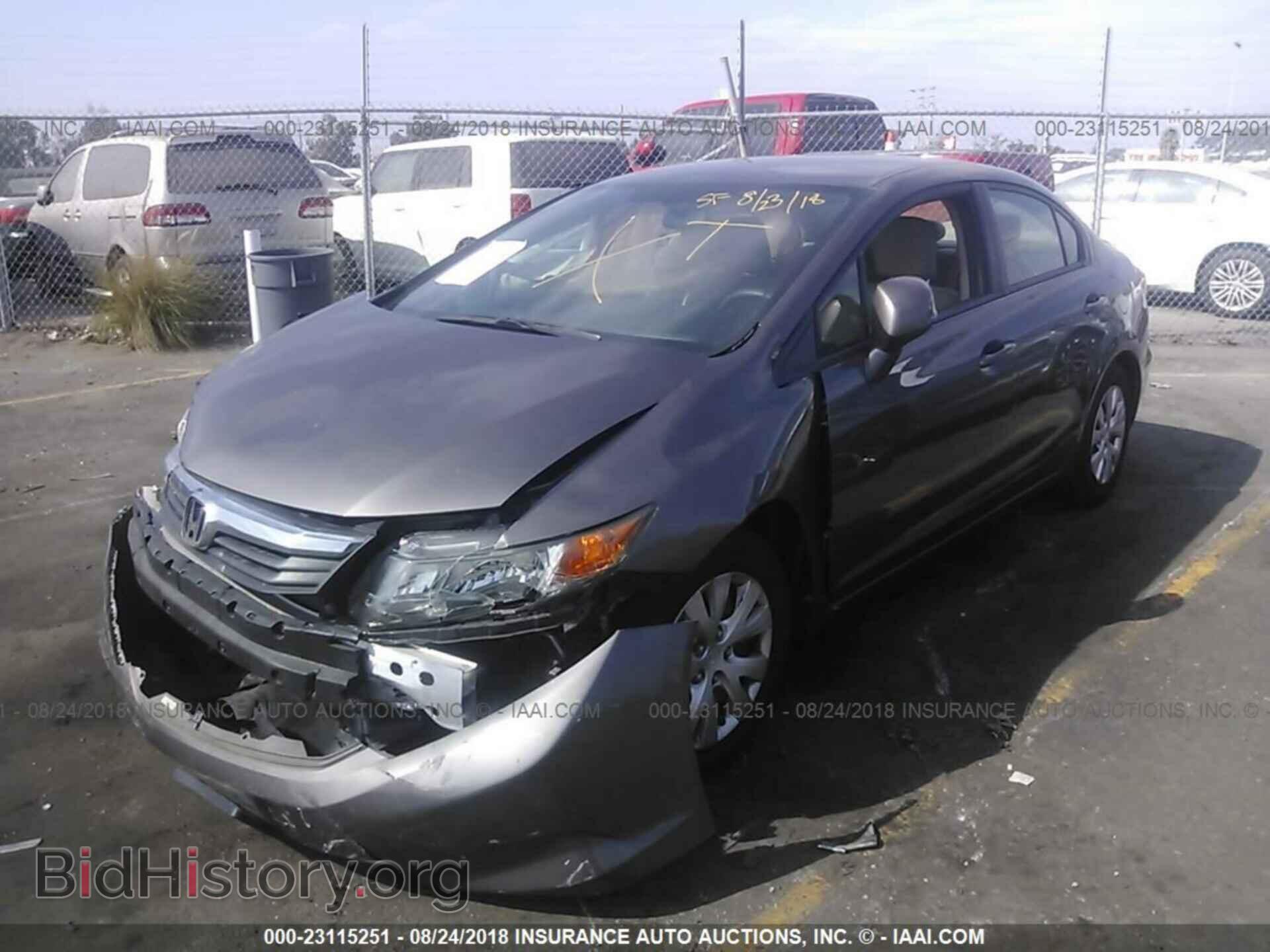 2012 Honda Civic - VIN: 19XFB2F54CE355512 - Photo 2