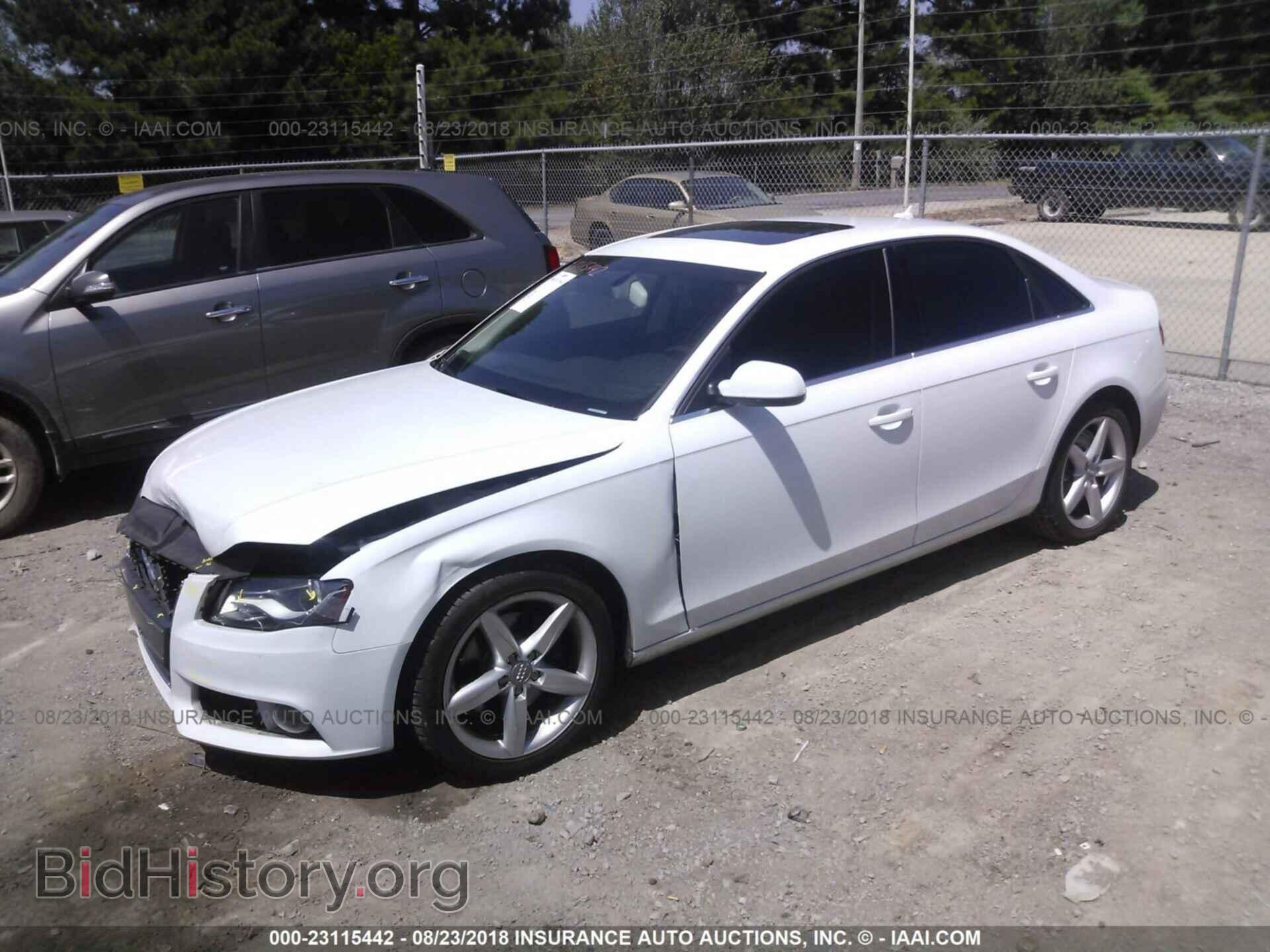 2012 Audi A4 - VIN: WAUAFAFLXCA118563 - Фото 2