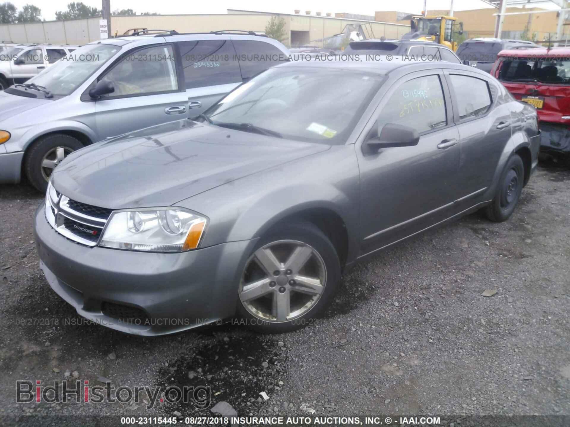 2013 Dodge Avenger - VIN: 1C3CDZAB1DN722712 - Фото 2