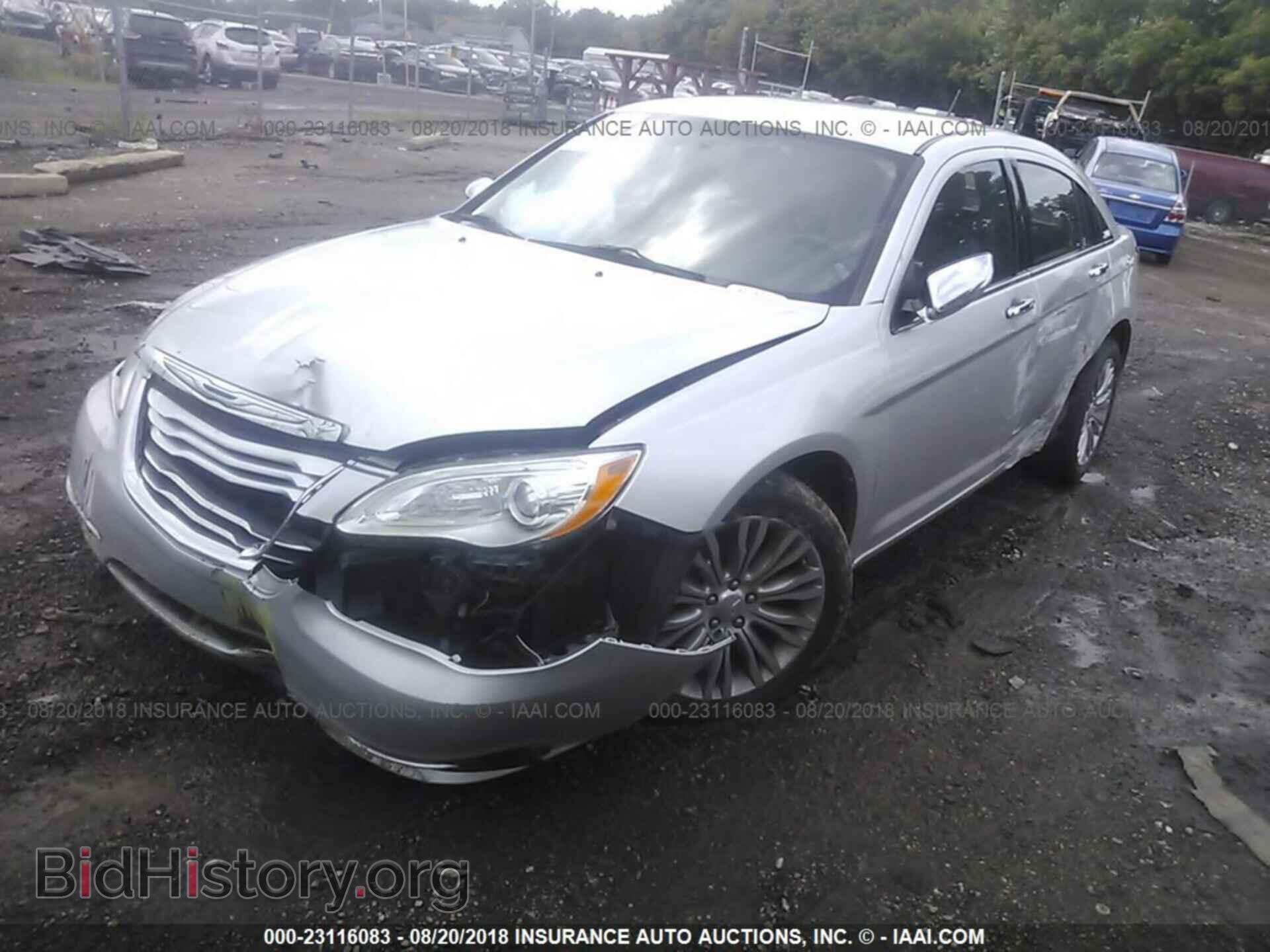 2012 Chrysler 200 - VIN: 1C3CCBCG2CN326368 - Фото 2