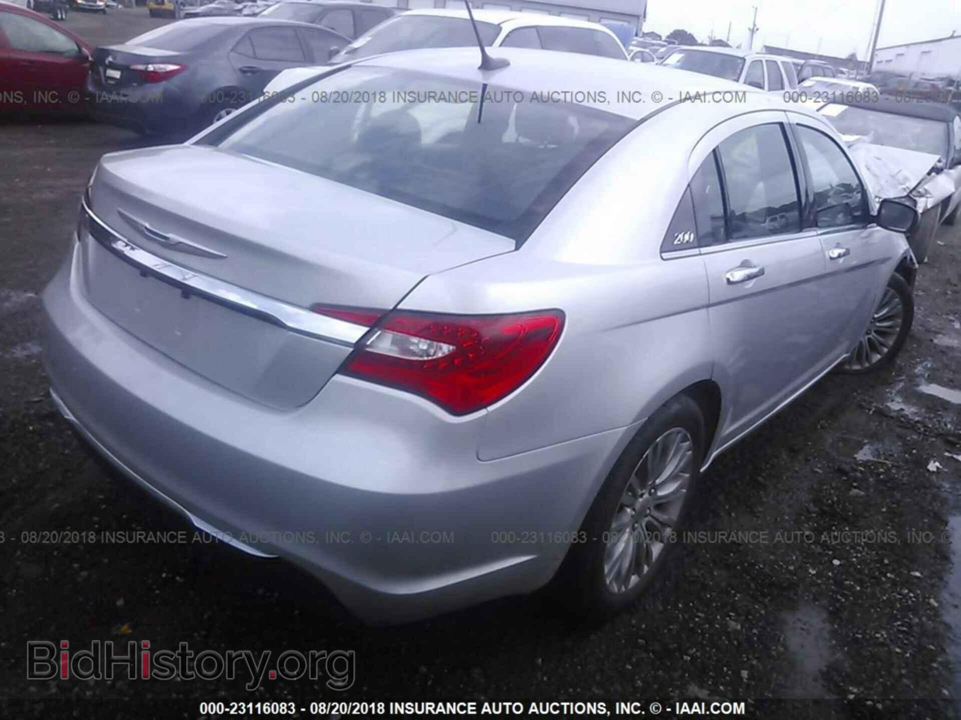 2012 Chrysler 200 - VIN: 1C3CCBCG2CN326368 - Фото 4