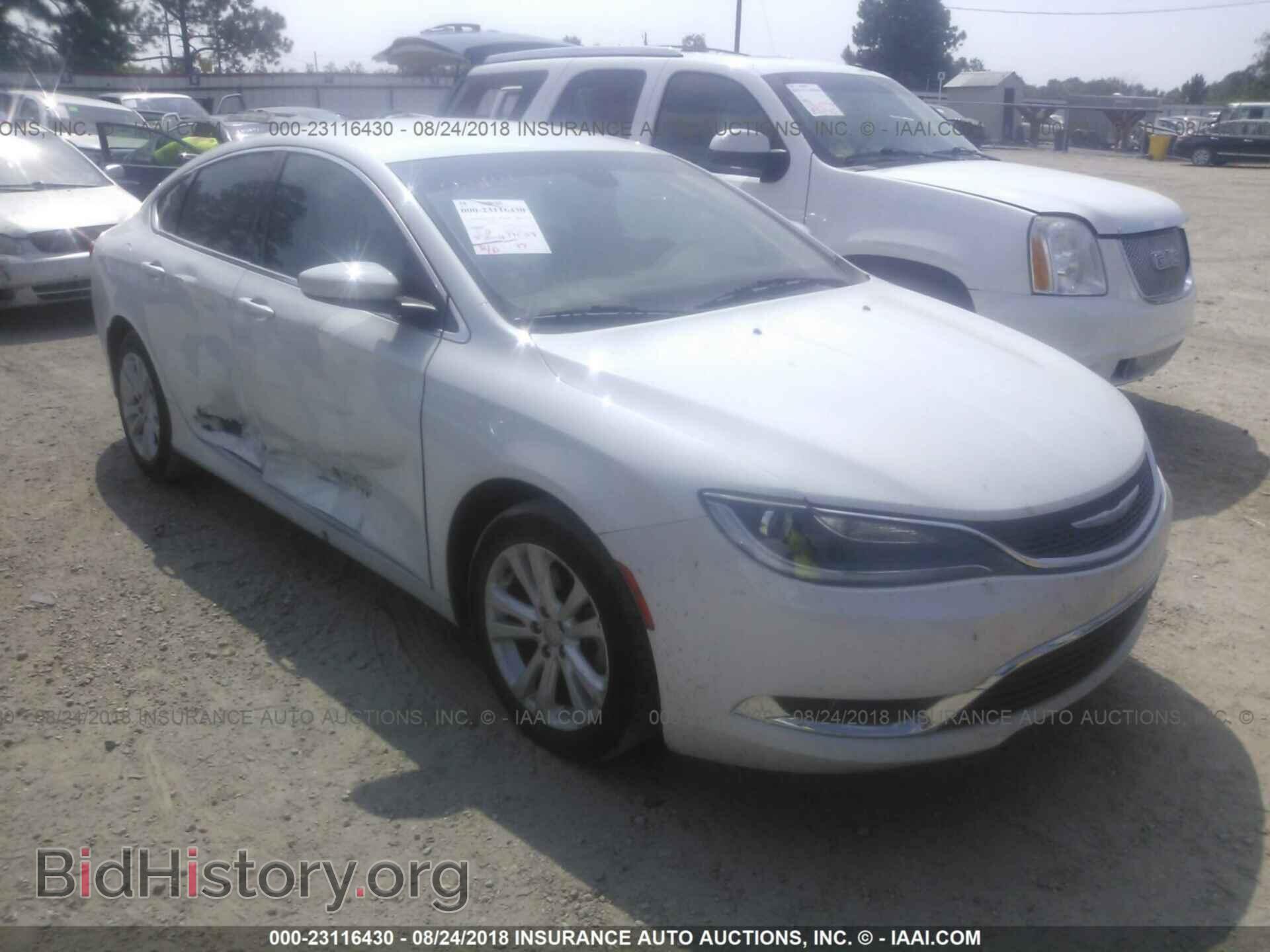 Фотография 1C3CCCAB1FN671554 - Chrysler 200 2015