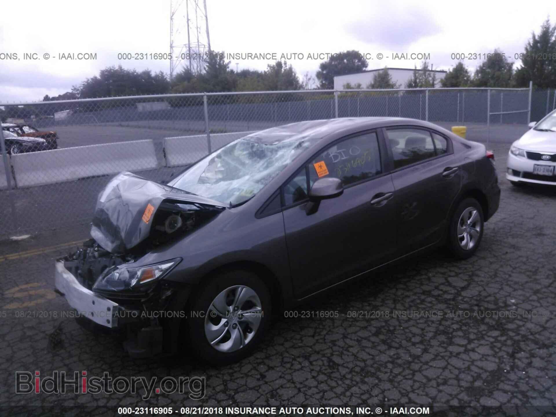 2013 Honda Civic - VIN: 19XFB2F55DE073364 - Фото 2