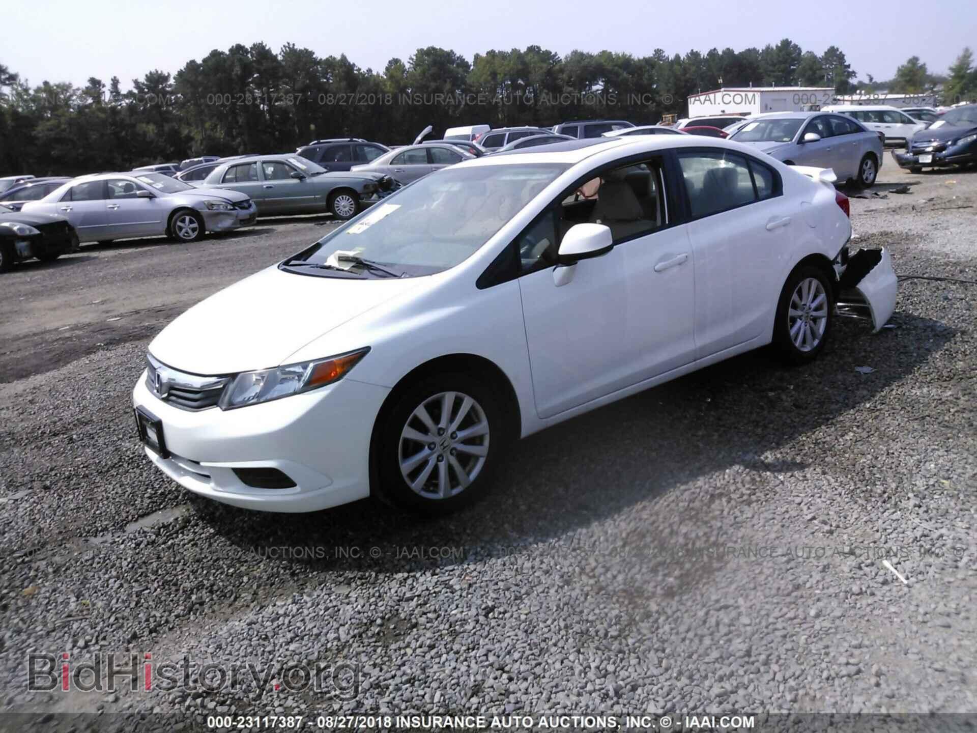 2012 Honda Civic - VIN: 19XFB2F86CE378428 - Фото 2