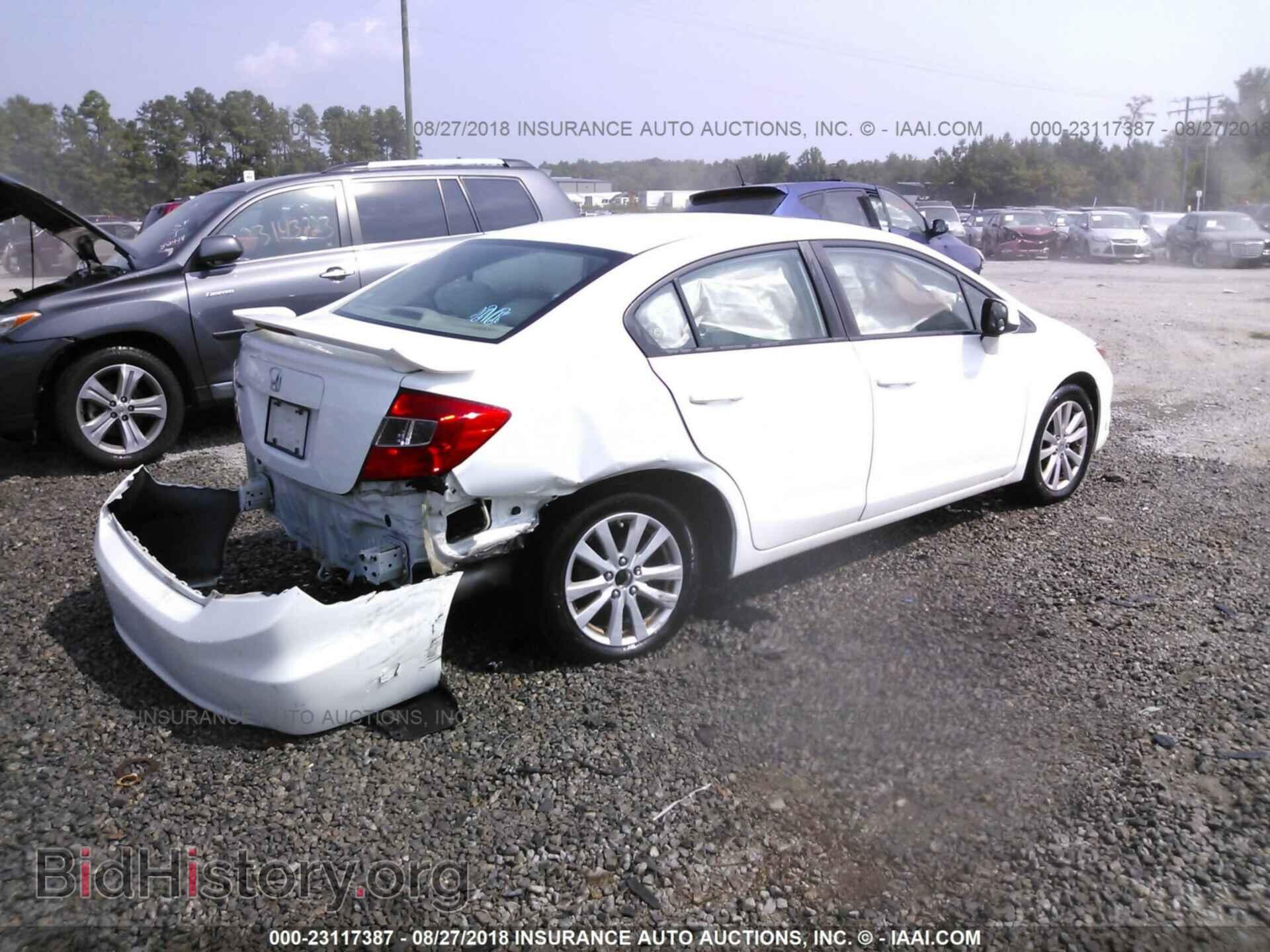 2012 Honda Civic - VIN: 19XFB2F86CE378428 - Фото 4