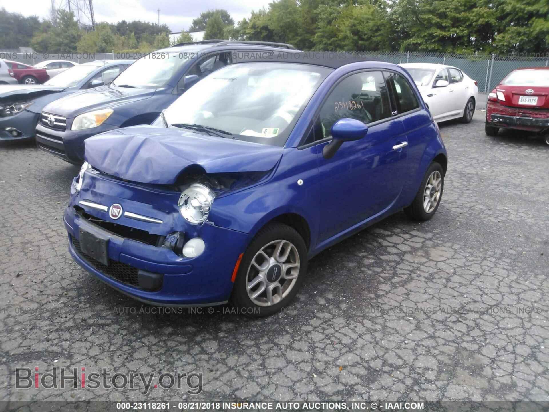 2012 FIAT 500 - VIN: 3C3CFFDRXCT164682 - Фото 2