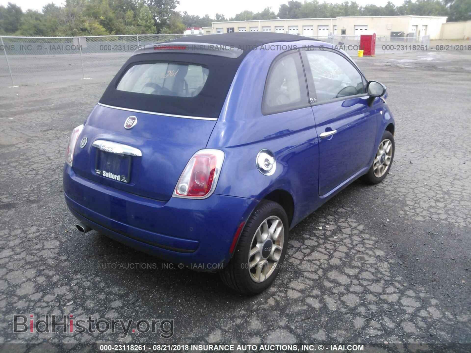 2012 FIAT 500 - VIN: 3C3CFFDRXCT164682 - Фото 4