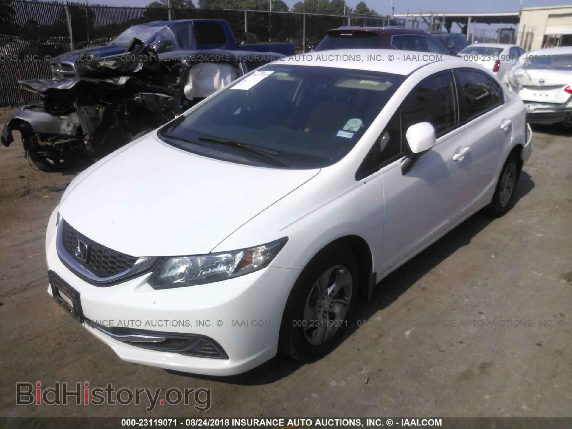 2013 Honda Civic - VIN: 2HGFB2F55DH540160 - Фото 2