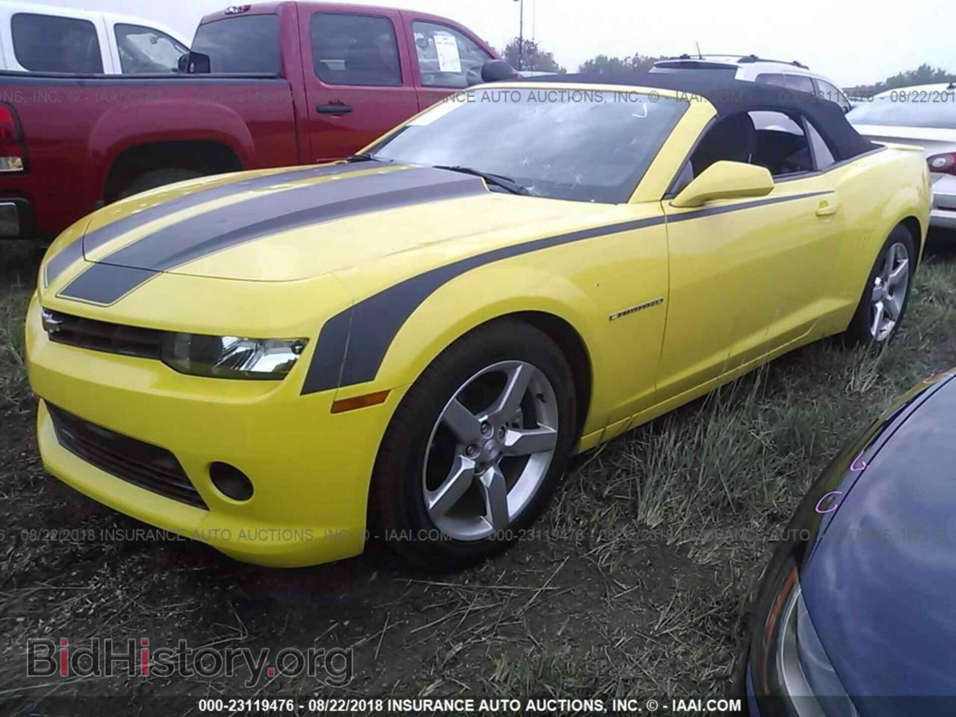 2015 CHEVROLET CAMARO - VIN: 2G1FD3D33F9249727 - Фото 2