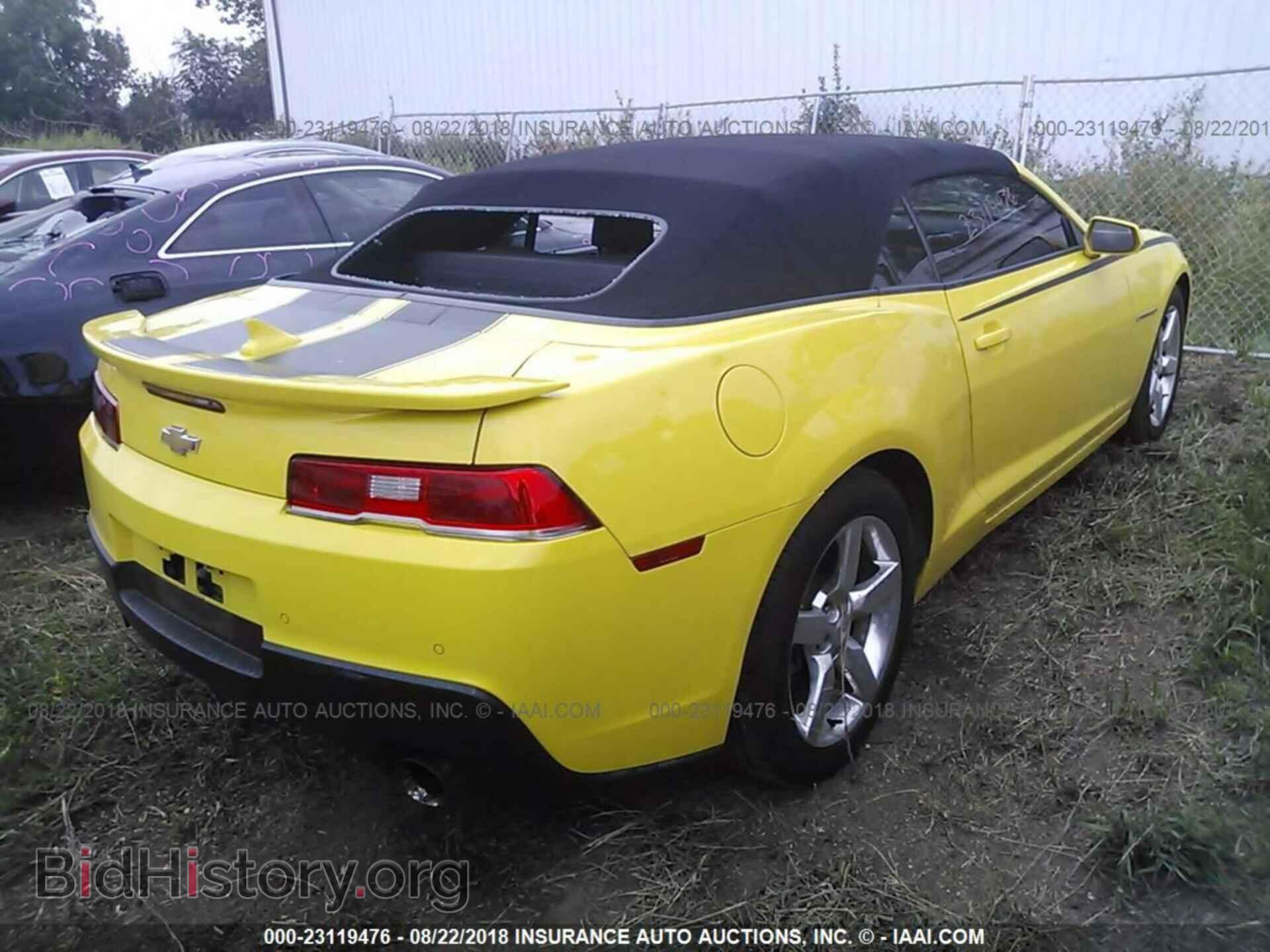 2015 CHEVROLET CAMARO - VIN: 2G1FD3D33F9249727 - Фото 4