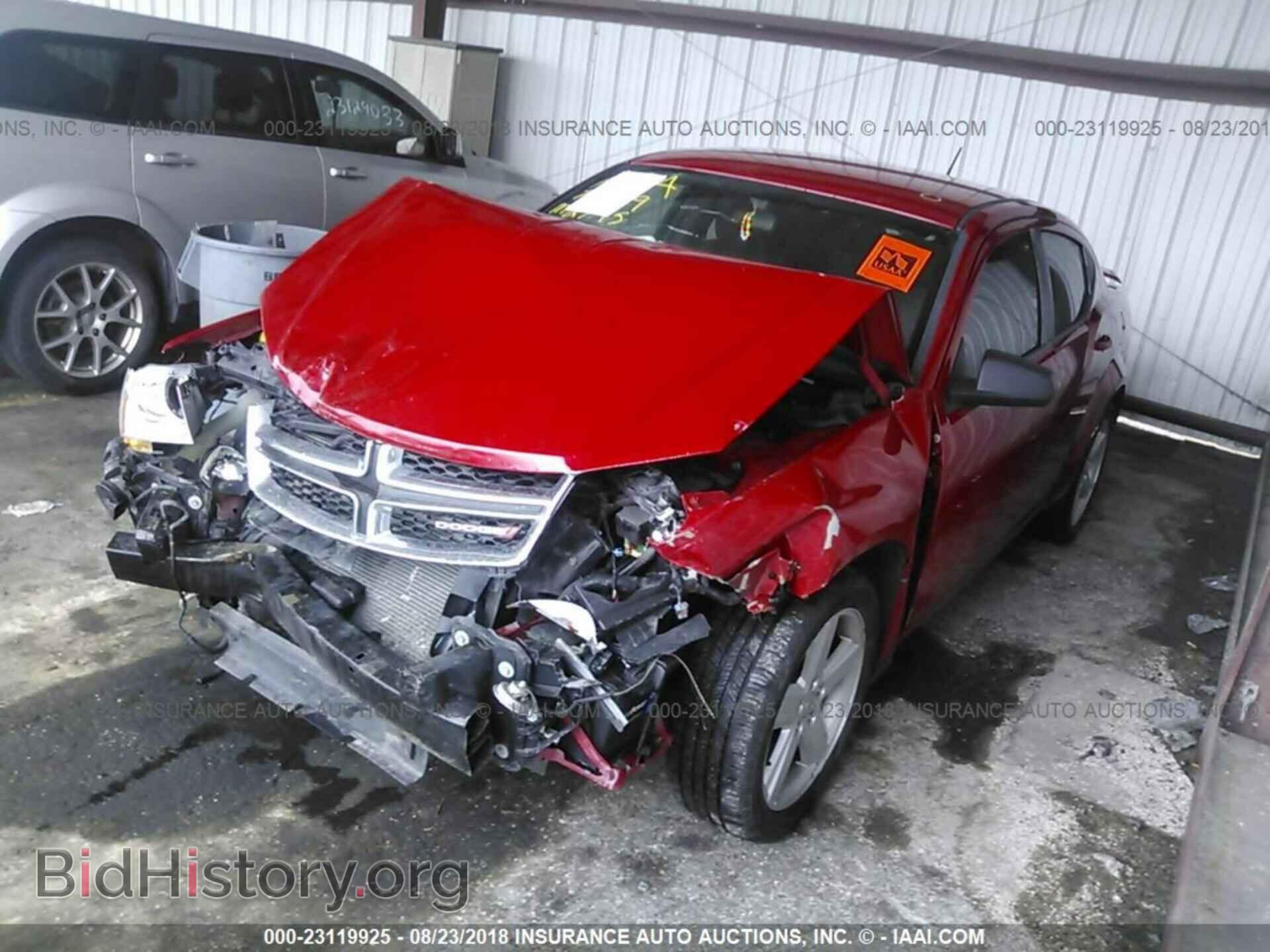 2013 Dodge Avenger - VIN: 1C3CDZAB4DN708335 - Фото 2