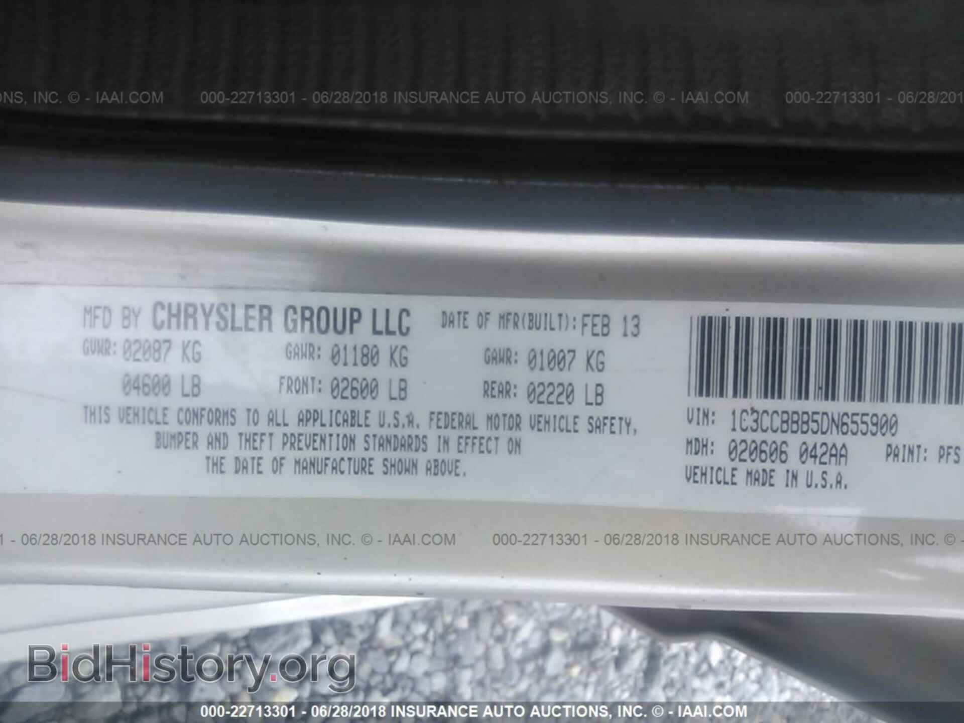 2013 CHRYSLER 200 - VIN: 1C3CCBBB5DN655900 - Photo 9