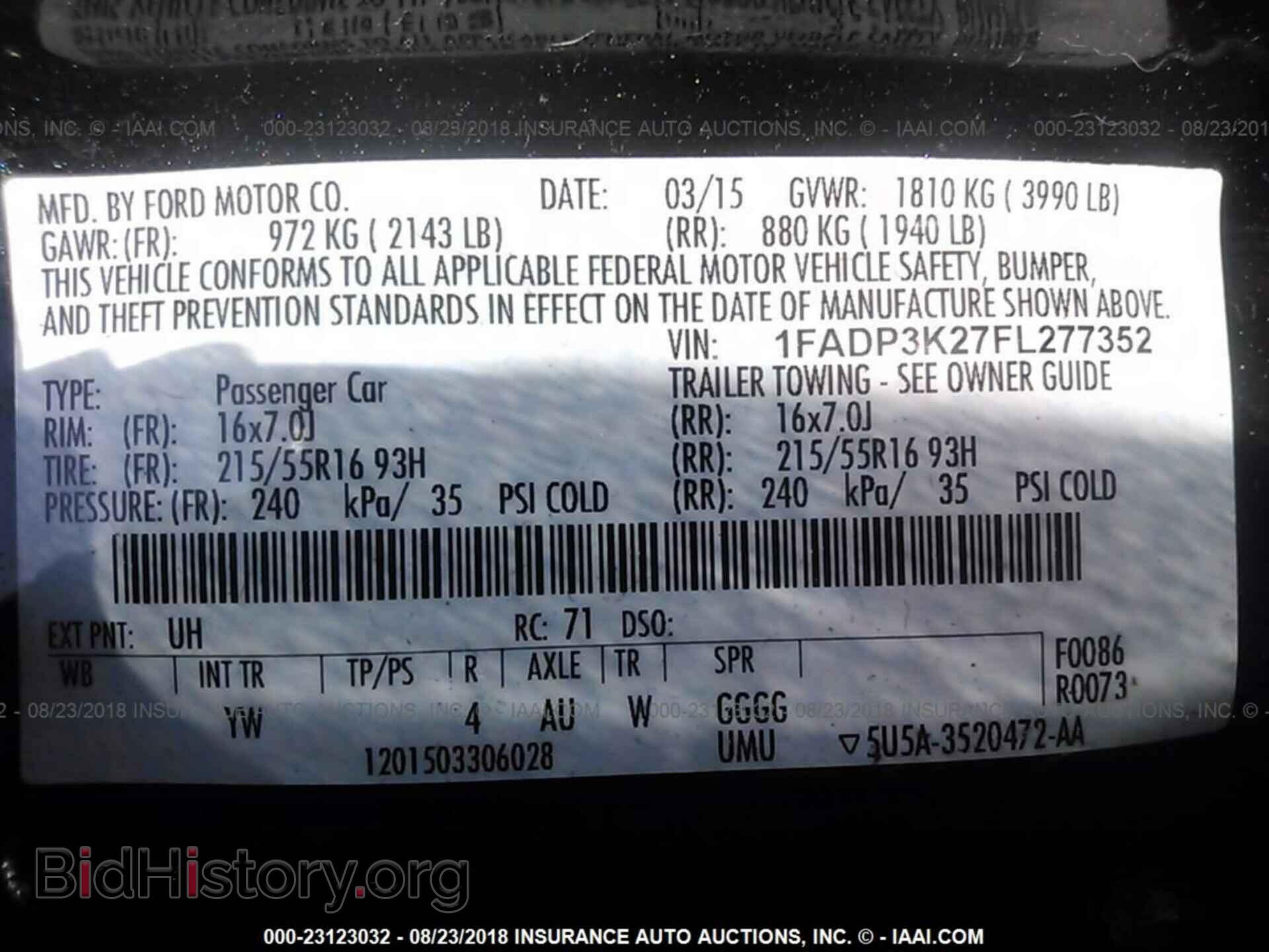 2015 Ford Focus - VIN: 1FADP3K27FL277352 - Photo 9
